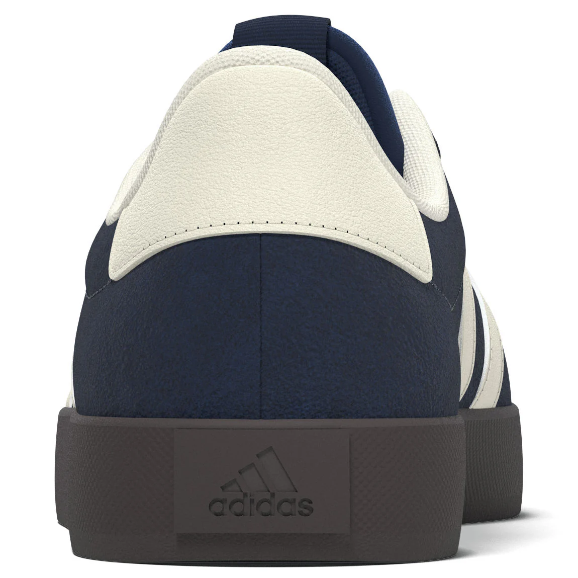 adidas VL Court 3.0 Mens Regular-Fit Leather Lace Trainer - Image 6