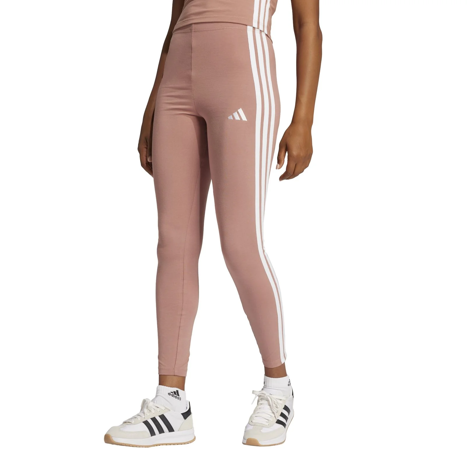 adidas Essentials 3-Stripes Cotton Leggings