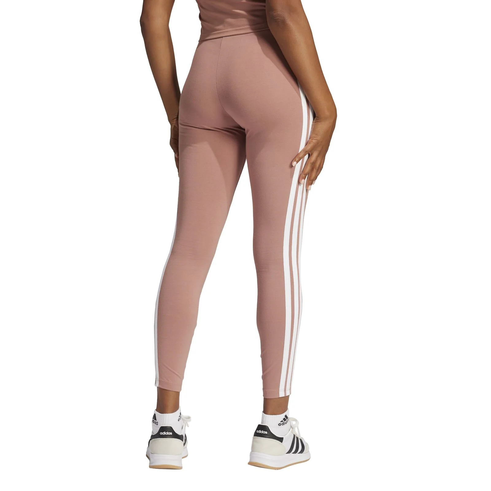 adidas Essentials 3-Stripes Cotton Leggings - Image 2