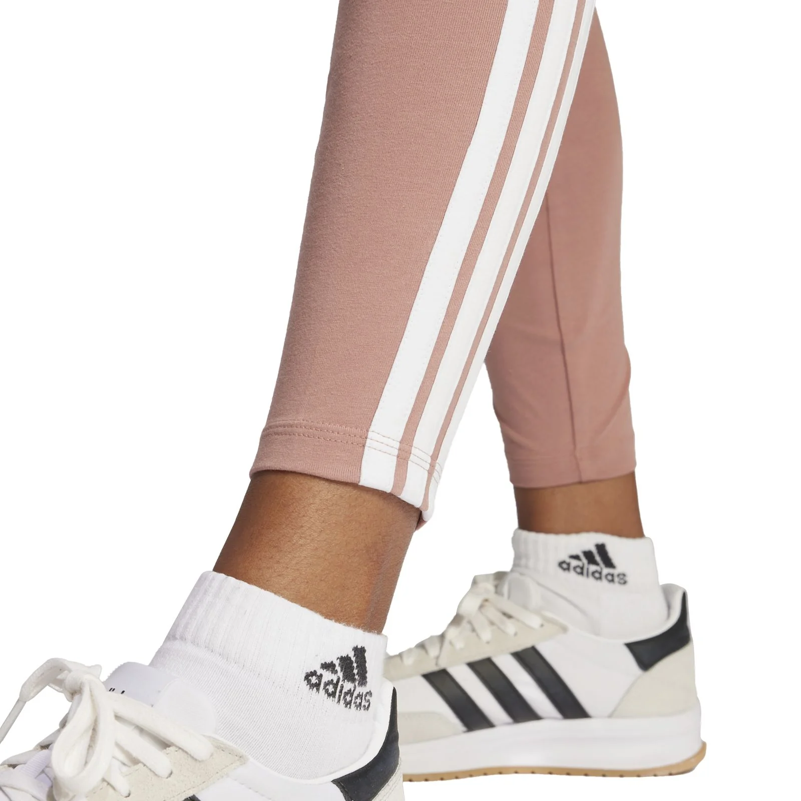 adidas Essentials 3-Stripes Cotton Leggings - Image 4