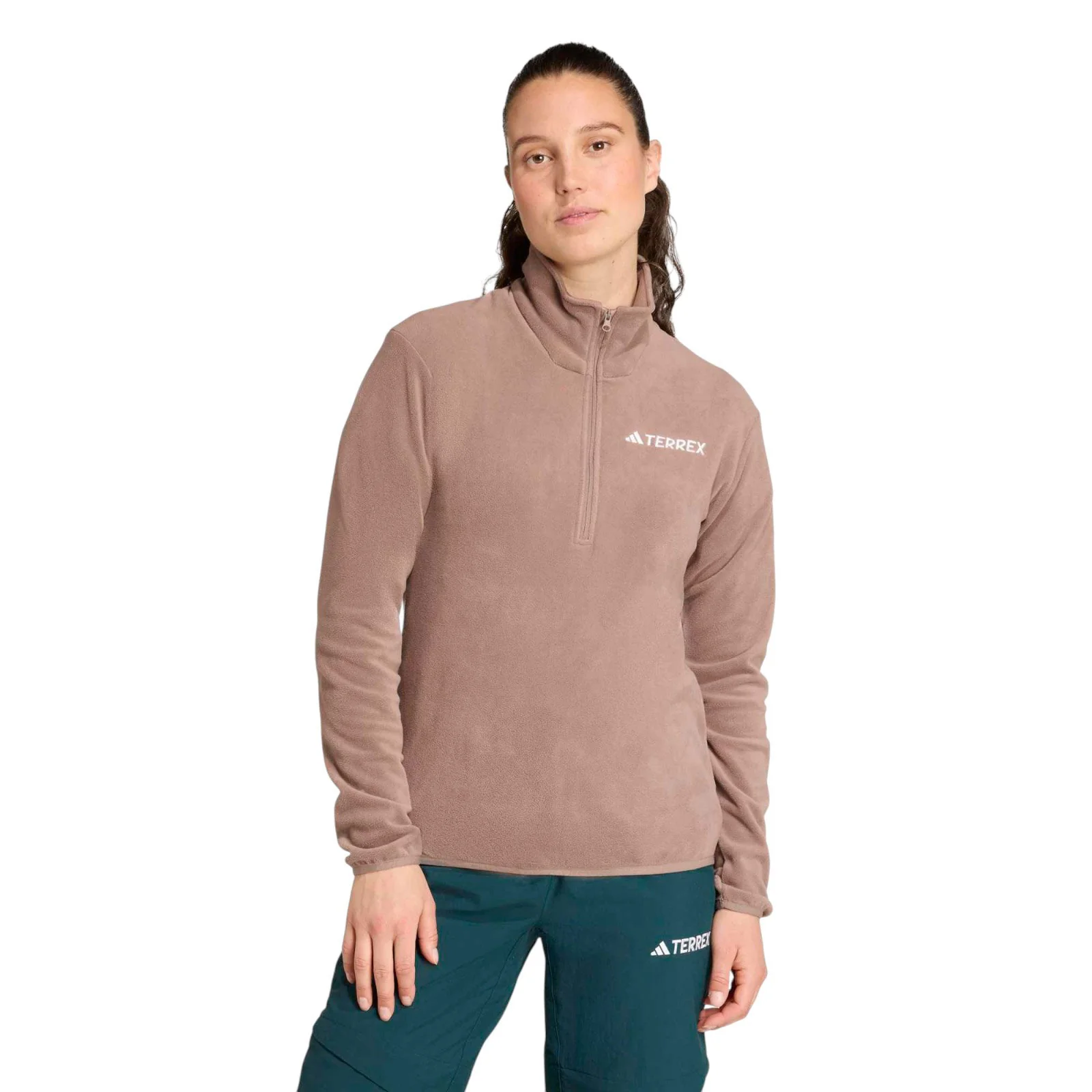 adidas Multi Essentials Womens Half-Zip Fleece Jacket