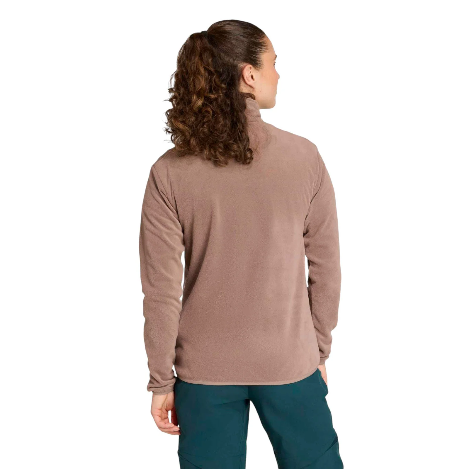adidas Multi Essentials Womens Half-Zip Fleece Jacket - Image 2