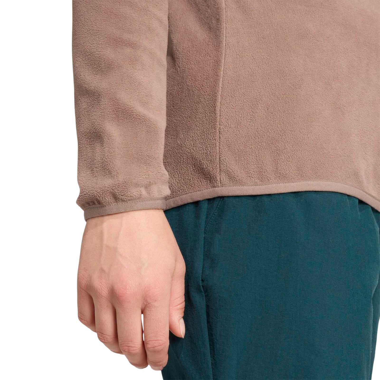 adidas Multi Essentials Womens Half-Zip Fleece Jacket - Image 5