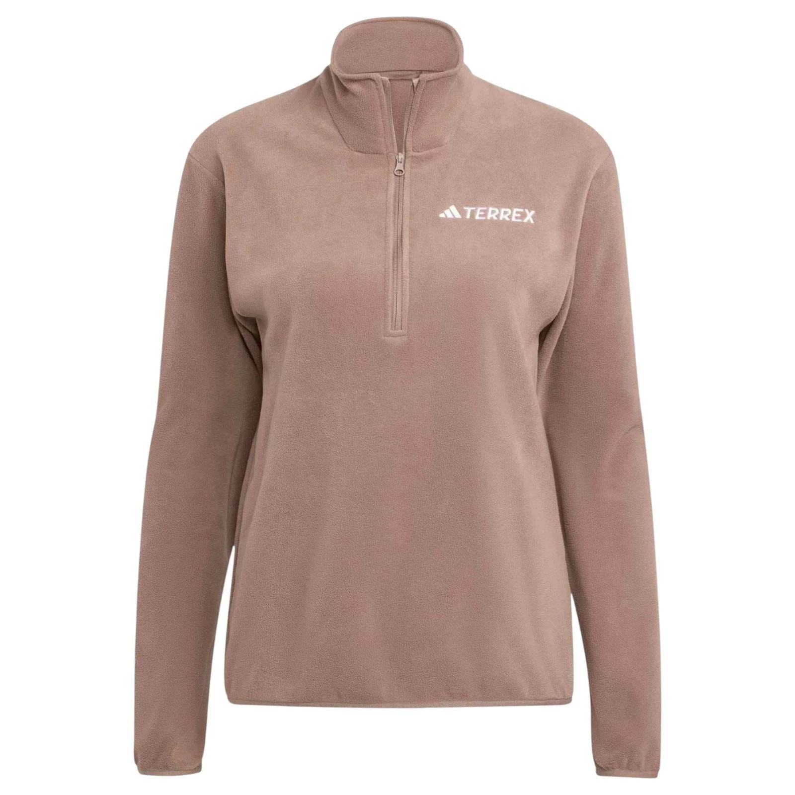 adidas Multi Essentials Womens Half-Zip Fleece Jacket - Image 7