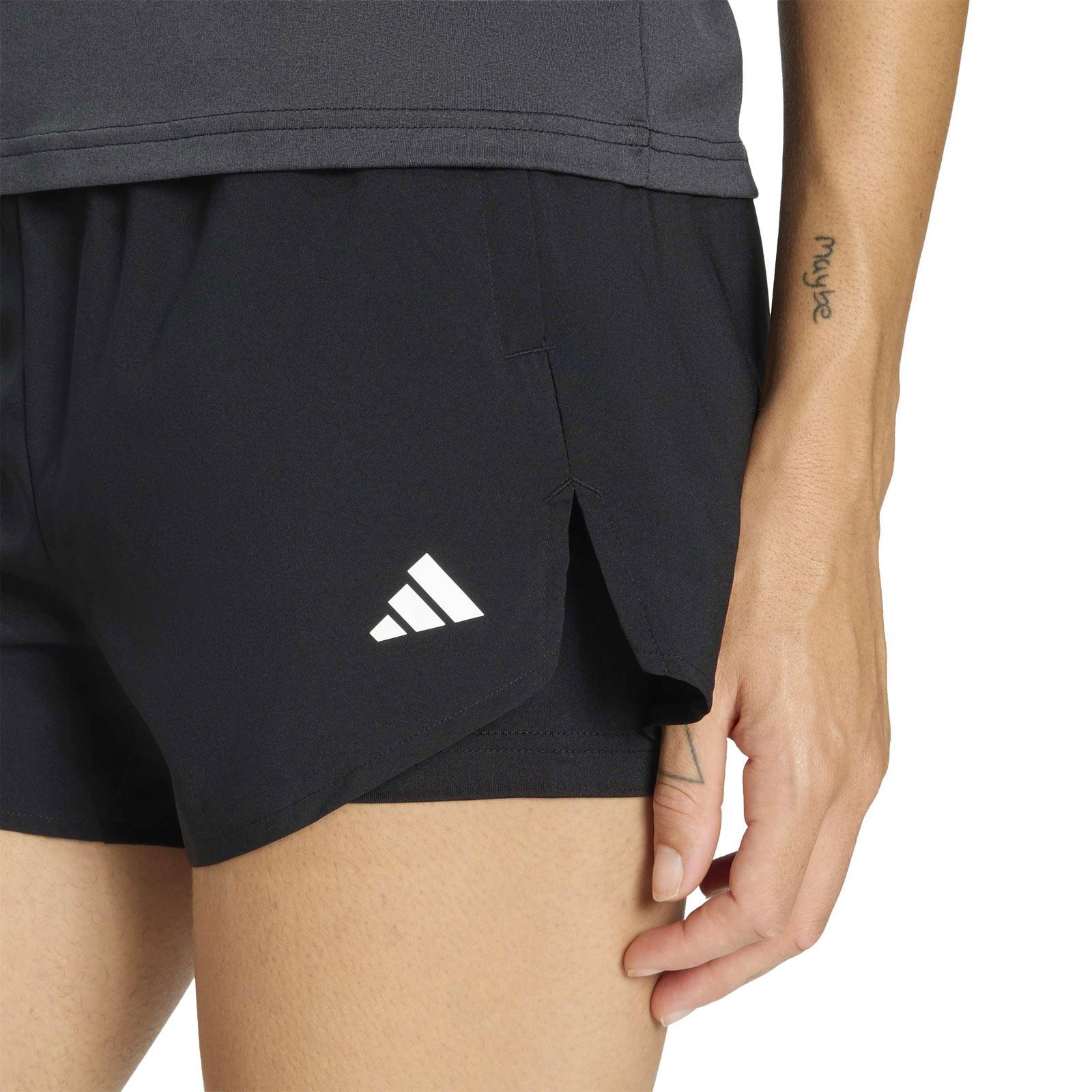 adidas Workout Essentials CLIMACOOL Womens 2 in 1 Shorts - Image 3