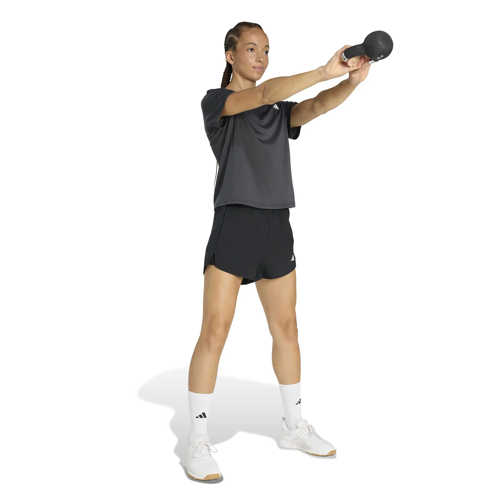 adidas Workout Essentials CLIMACOOL Womens 2 in 1 Shorts - Image 5