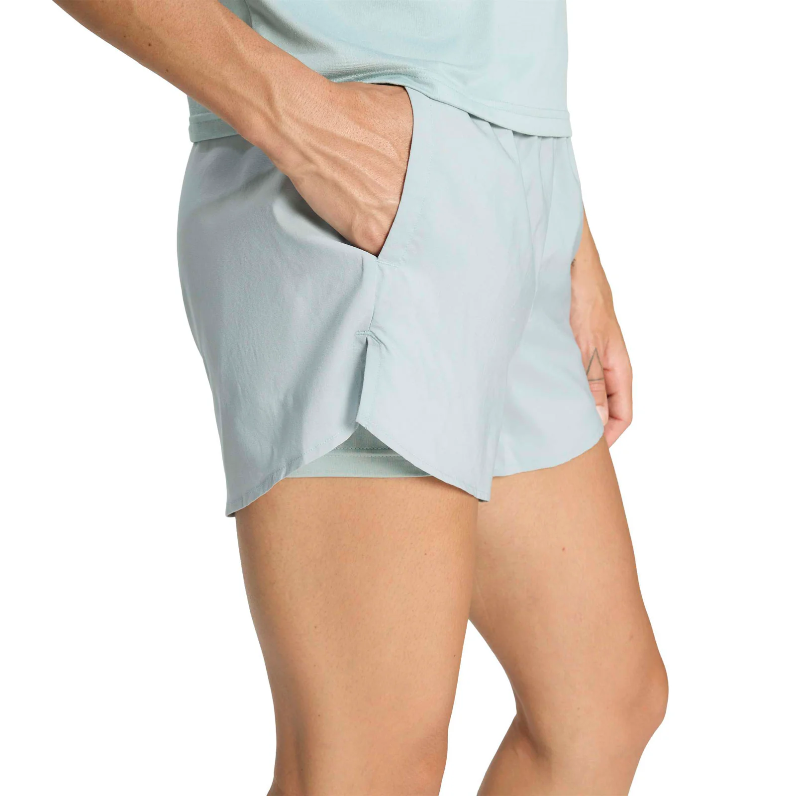 adidas Workout Essentials 2in1 Womens Regular-Fit Shorts - Image 4