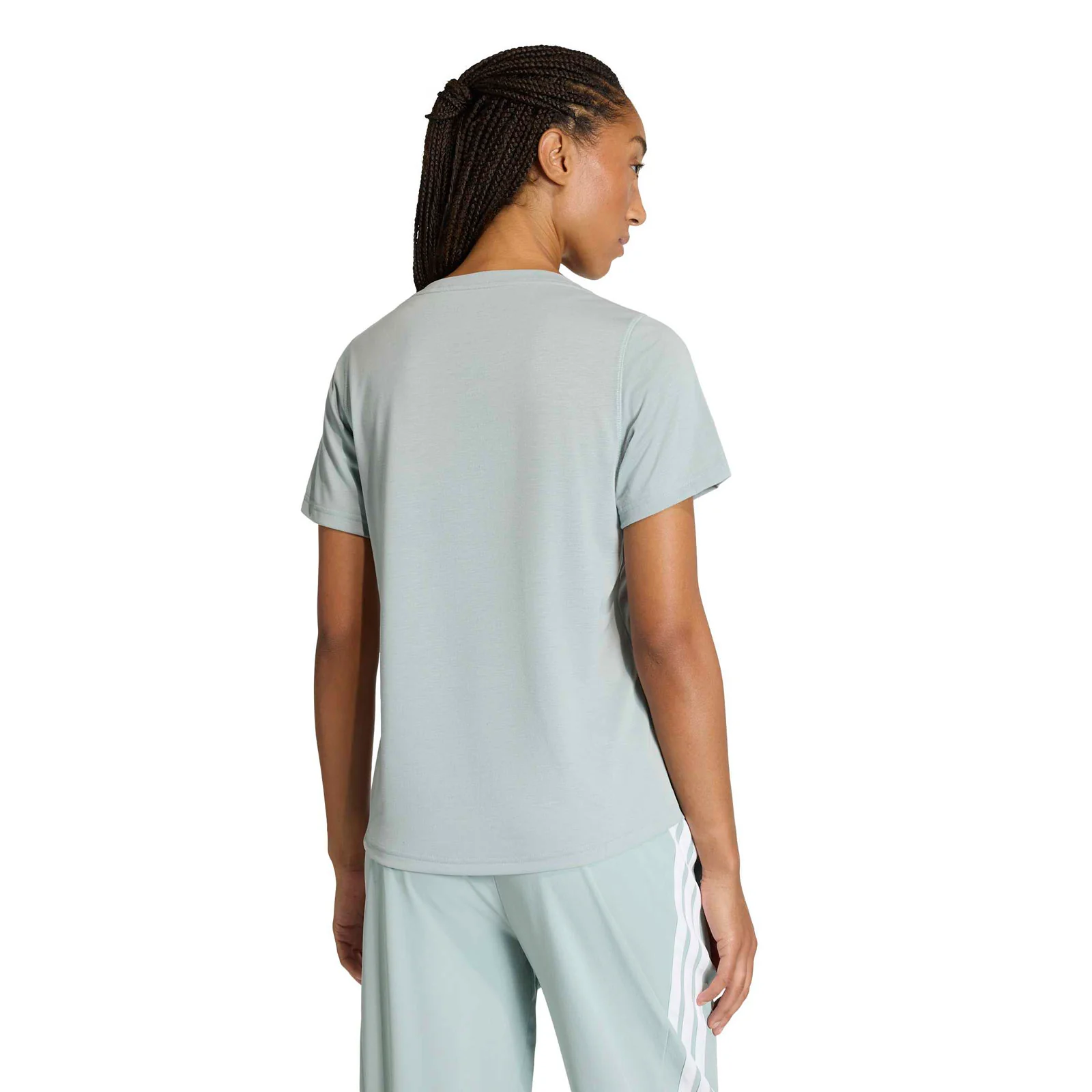 adidas Workout Essentials Womens Scoop Neck T-Shirt - Image 2