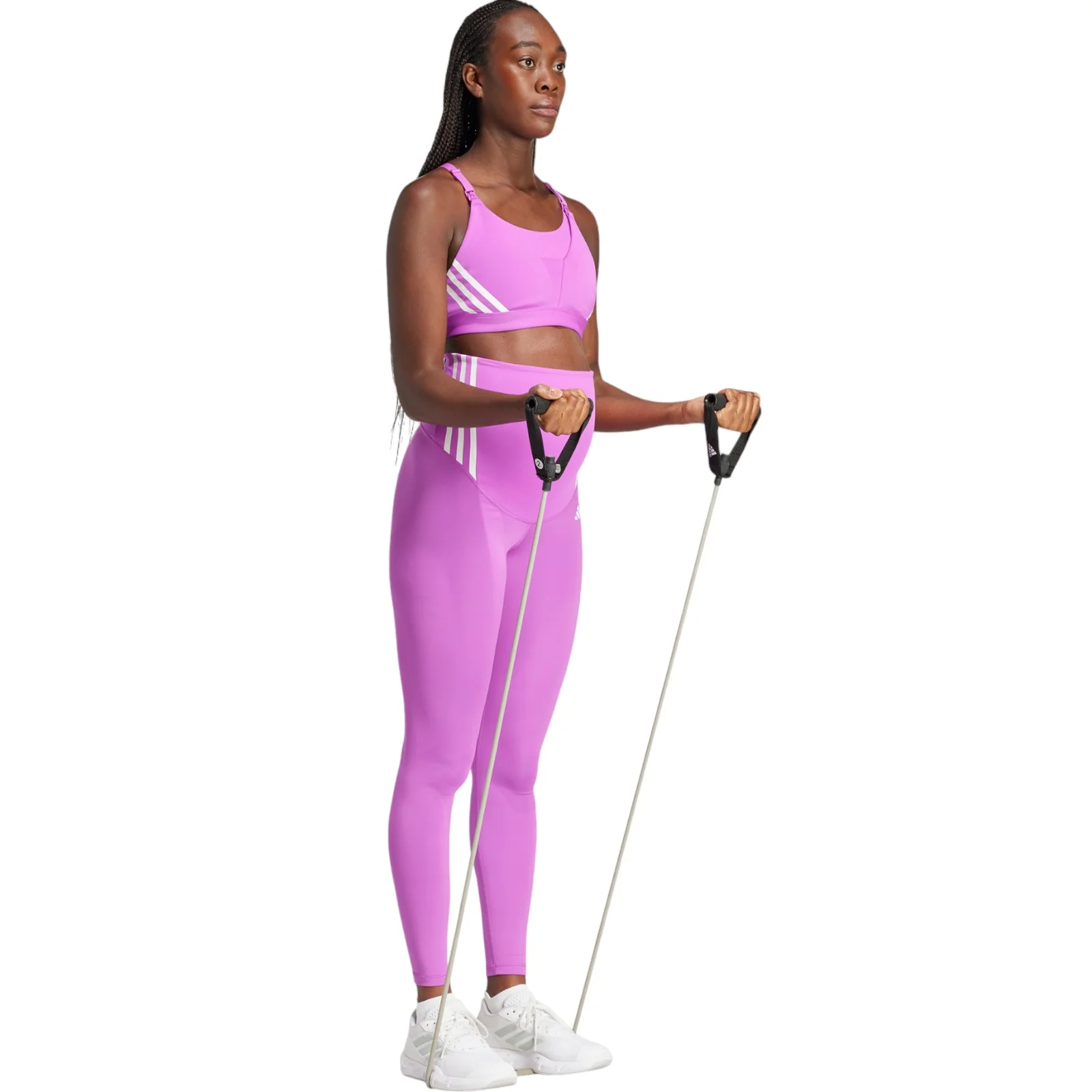 adidas Optime Essentials Full-Length Womens Maternity Leggings - Image 6