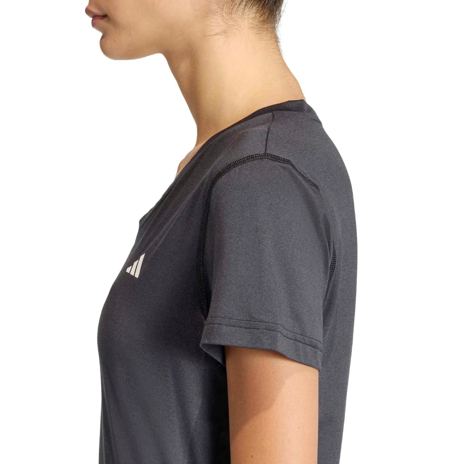 adidas Workout Essentials Slim-Fit Womens V-Neck T-Shirt - Image 4