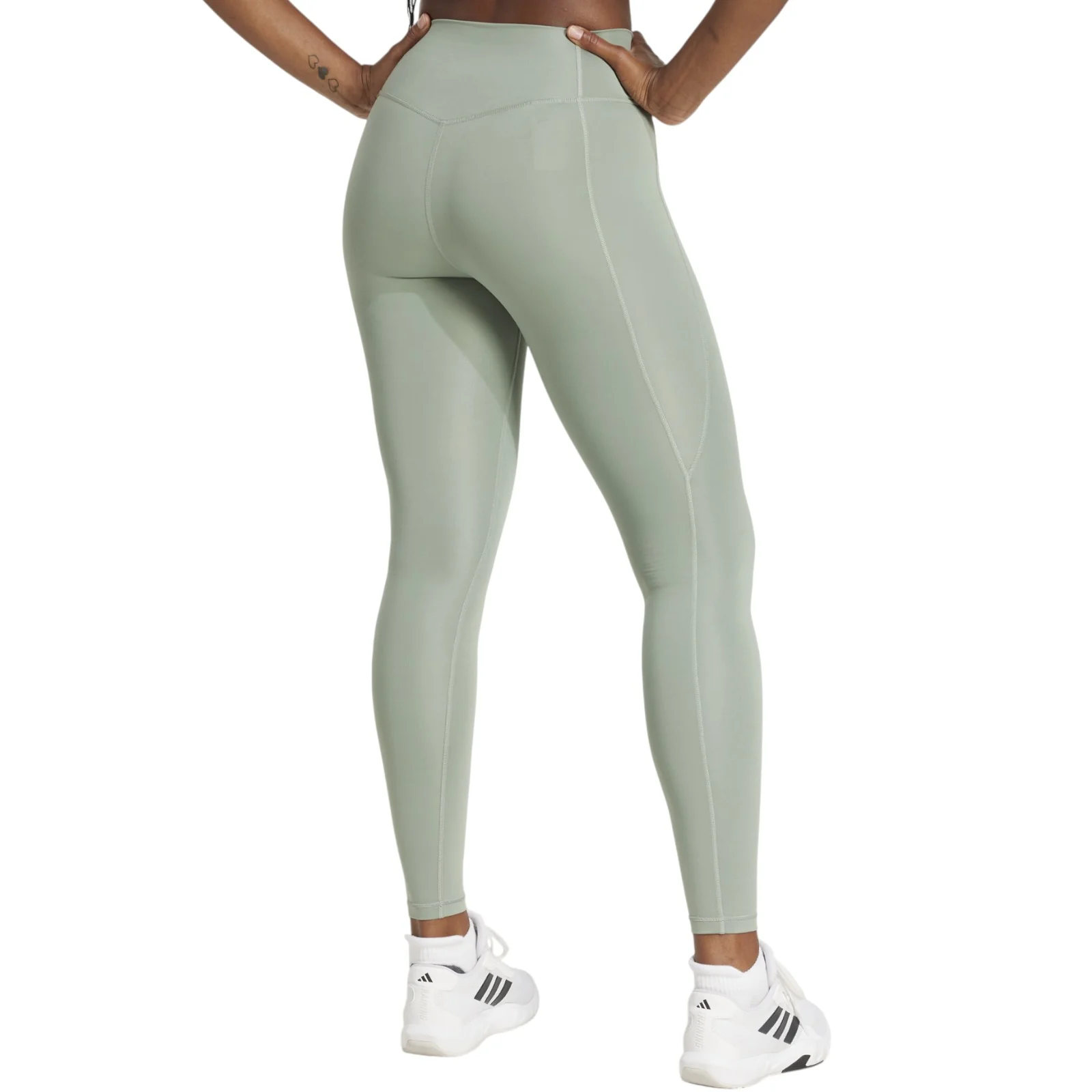 adidas Optime Essentials Womens Full-Length Leggings - Image 2