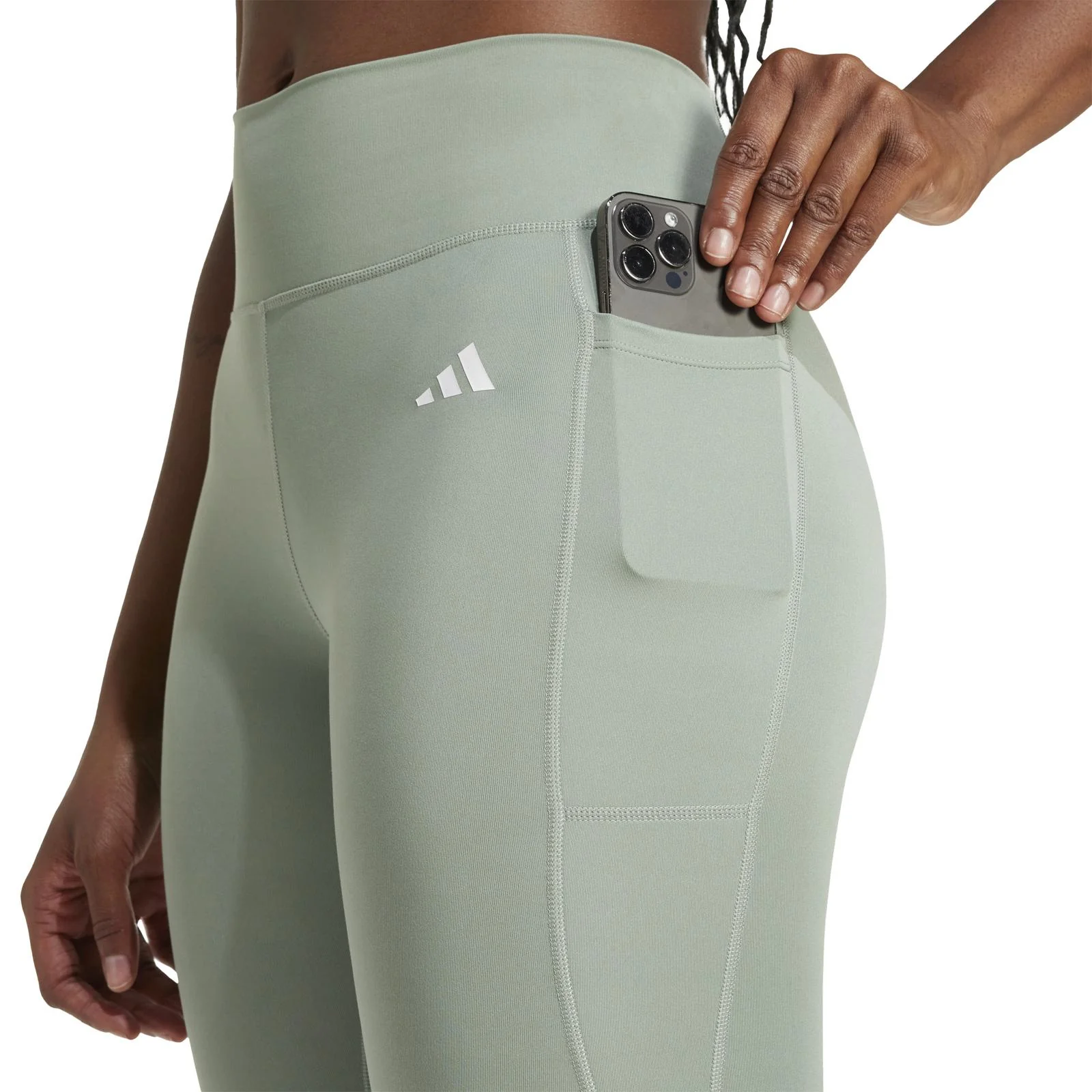 adidas Optime Essentials Womens Full-Length Leggings - Image 3