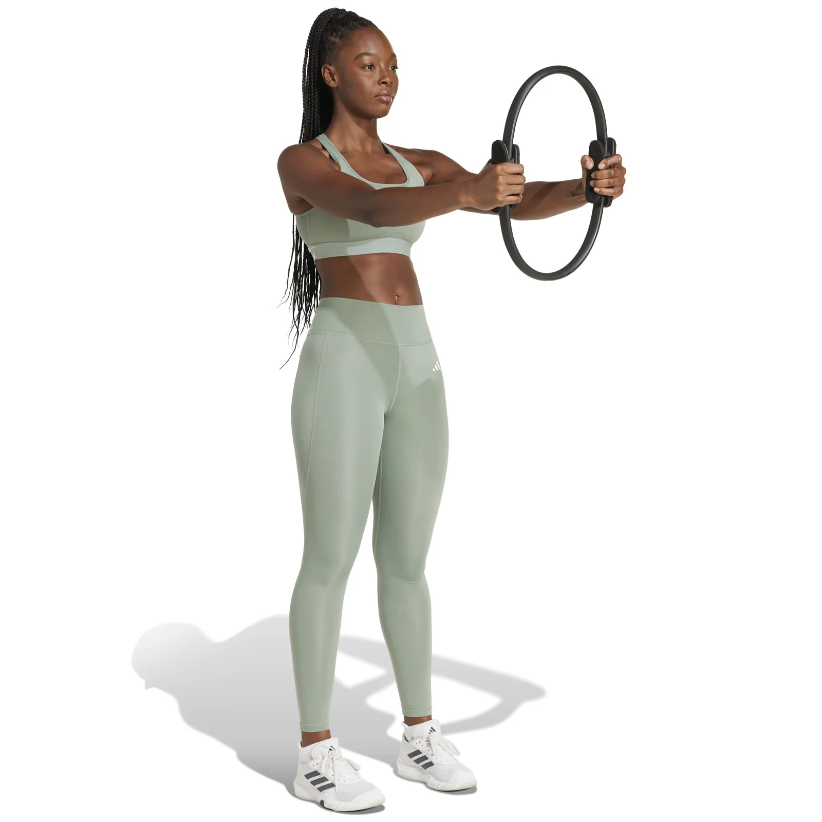 adidas Optime Essentials Womens Full-Length Leggings - Image 6