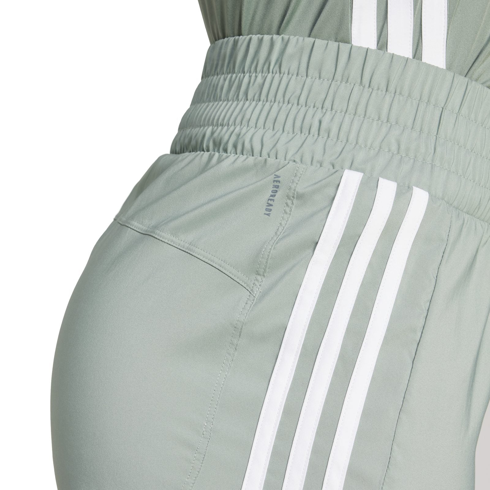 adidas Pacer Training 3-Stripes Woven High-Rise Shorts - Image 4