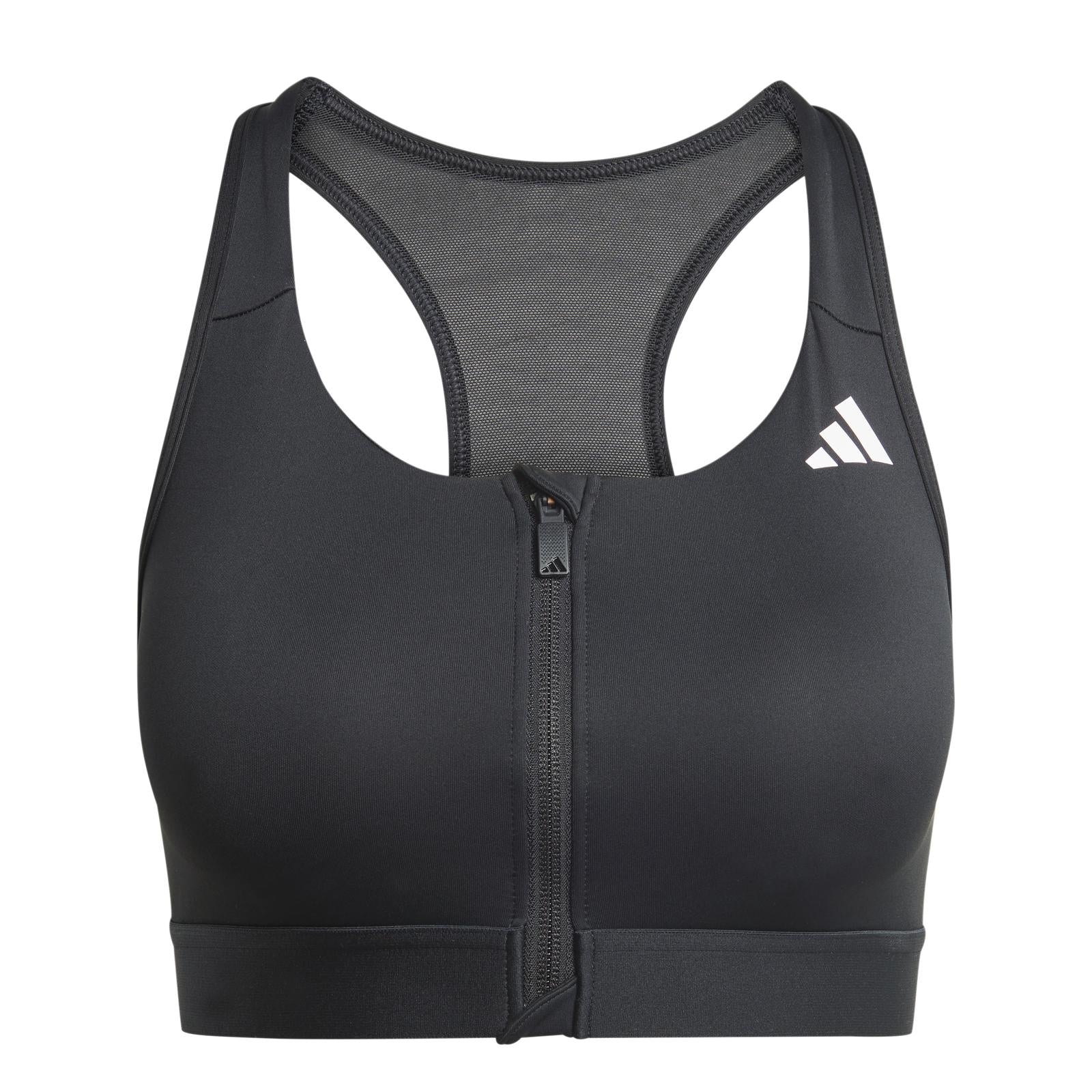 adidas Powerreact Training Medium-Support Zip Bra - Image 6