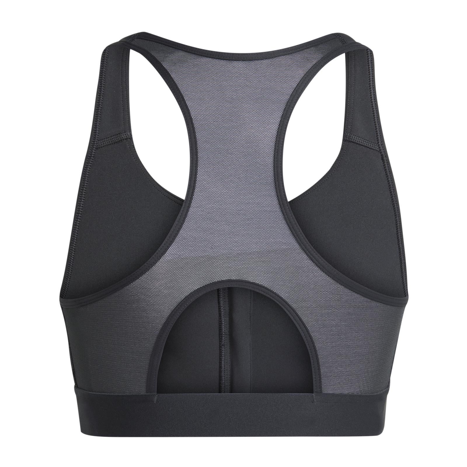 adidas Powerreact Training Medium-Support Zip Bra - Image 8