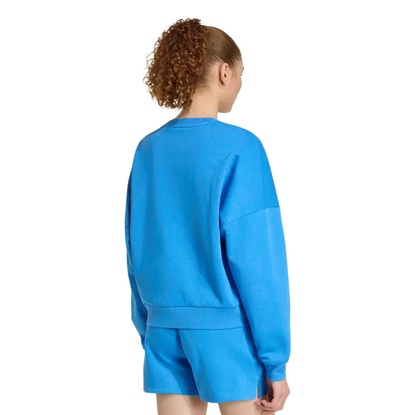 adidas Essentials Small Logo Womens Feelcozy Sweatshirt - Image 2