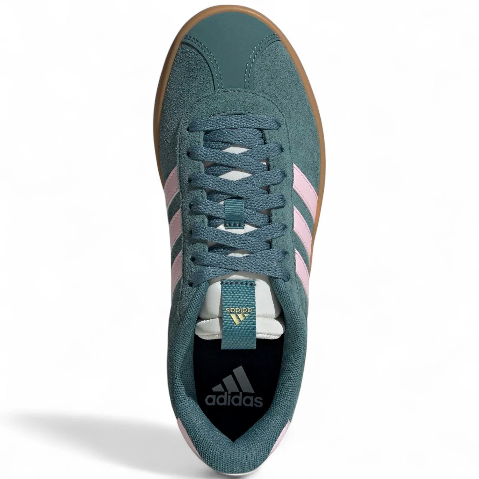 adidas VL Court 3.0 Womens Regular-Fit Lace Sneakers - Image 3