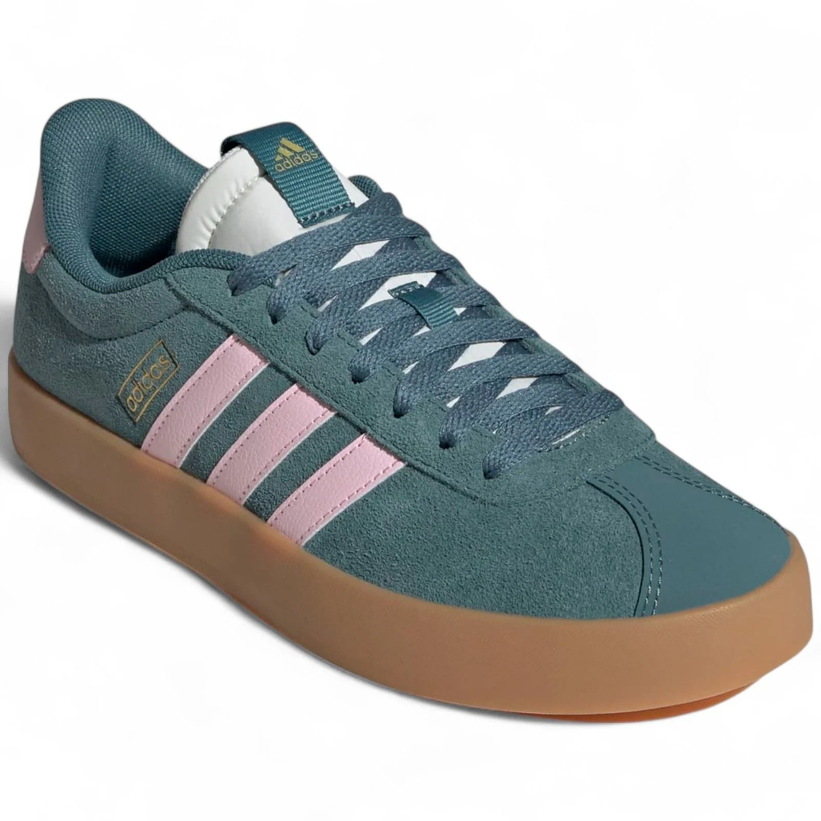 adidas VL Court 3.0 Womens Regular-Fit Lace Sneakers - Image 7