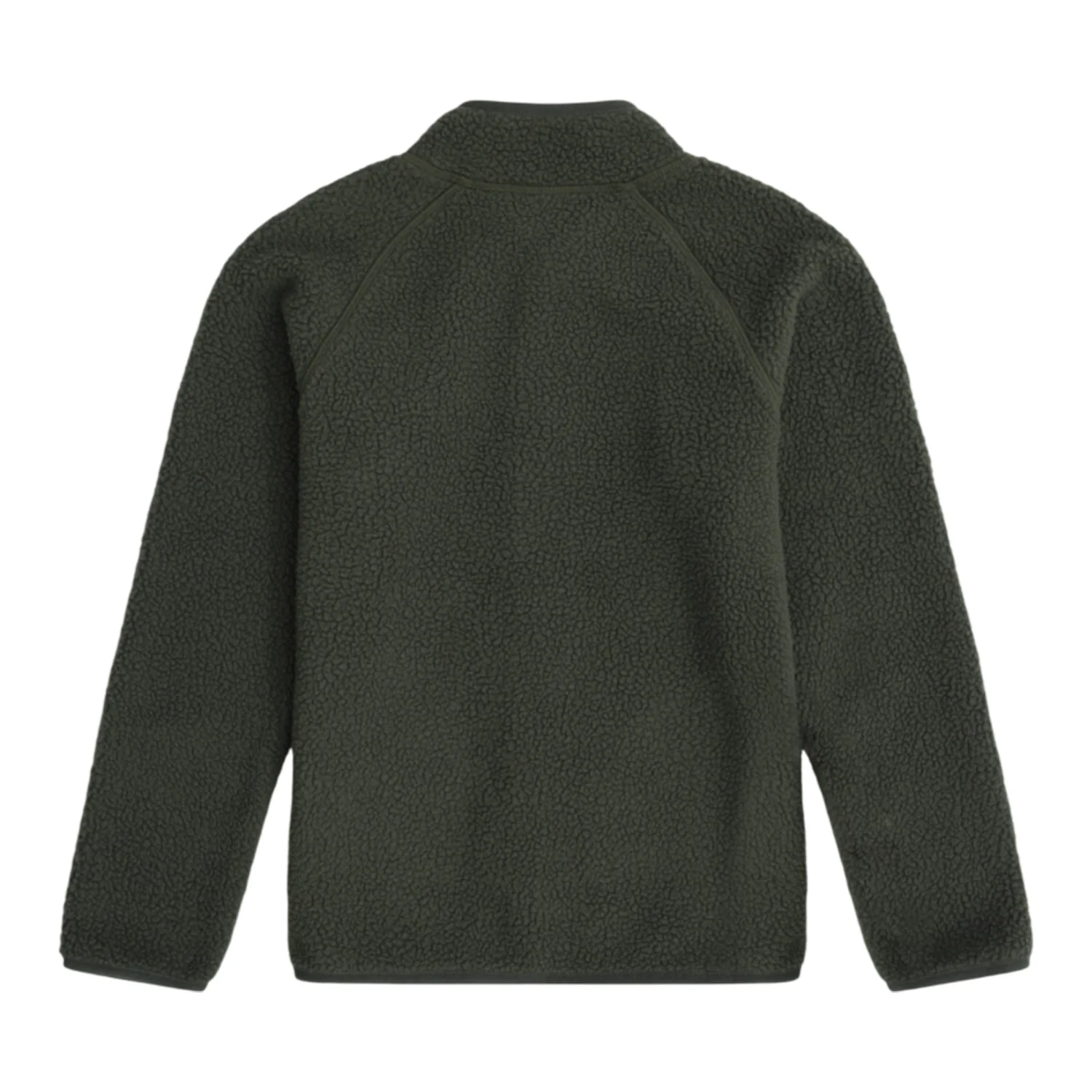 Animal Kids Borg Raglan Full Zip Fleece Jacket Dark Khaki - Image 2