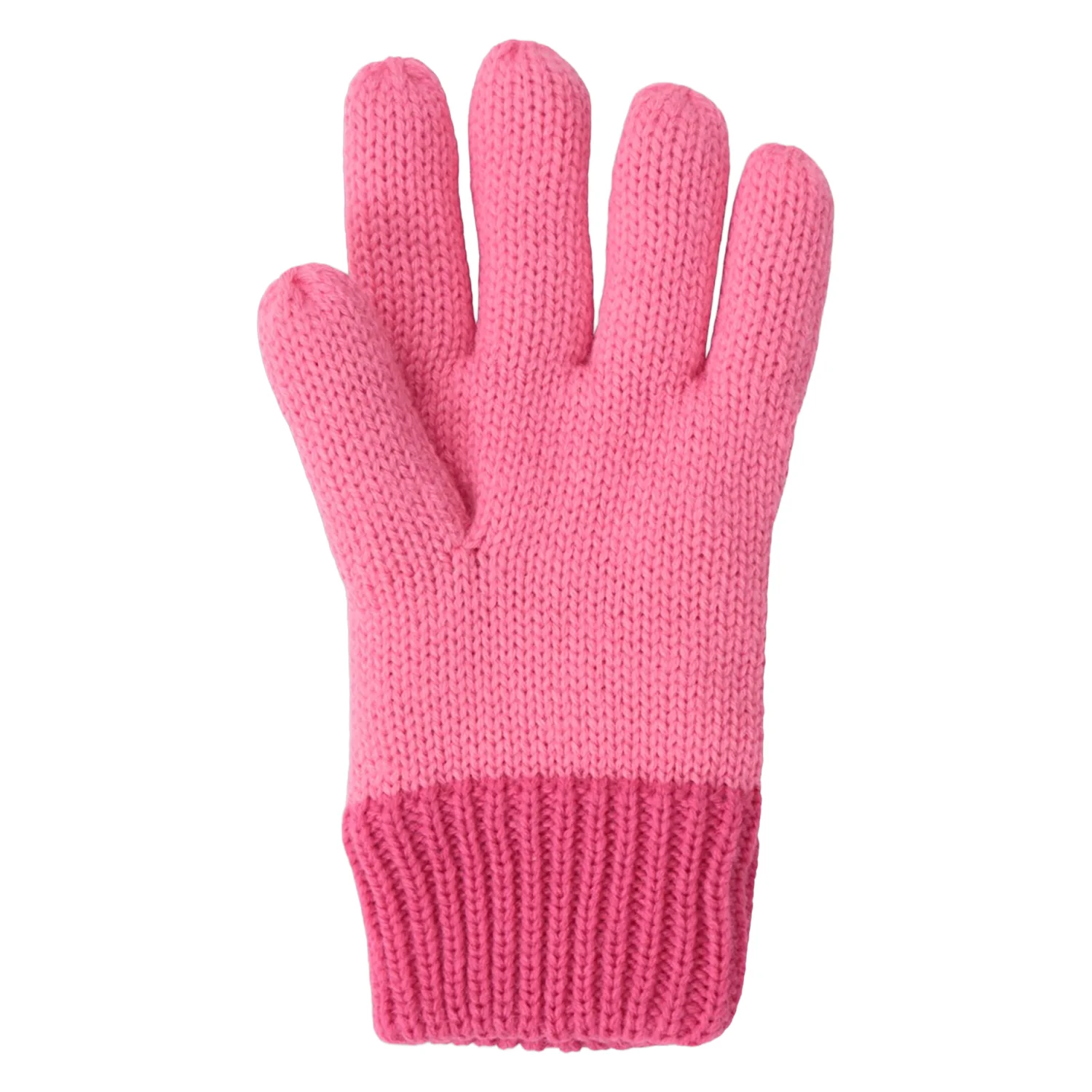 Animal Kids Faux Fur Lined Hat And Gloves Set Pink - Image 2