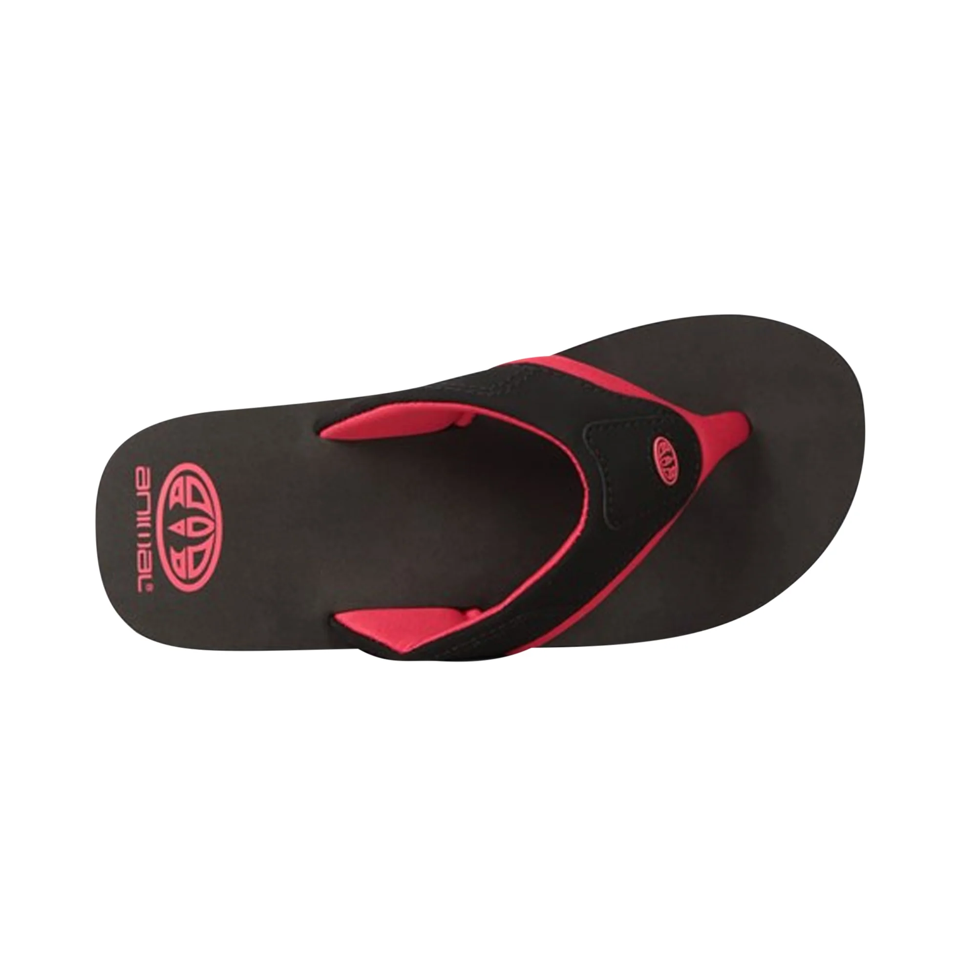 Animal Kids Jekyl Recycled Flip Flops Jet Black - Image 2