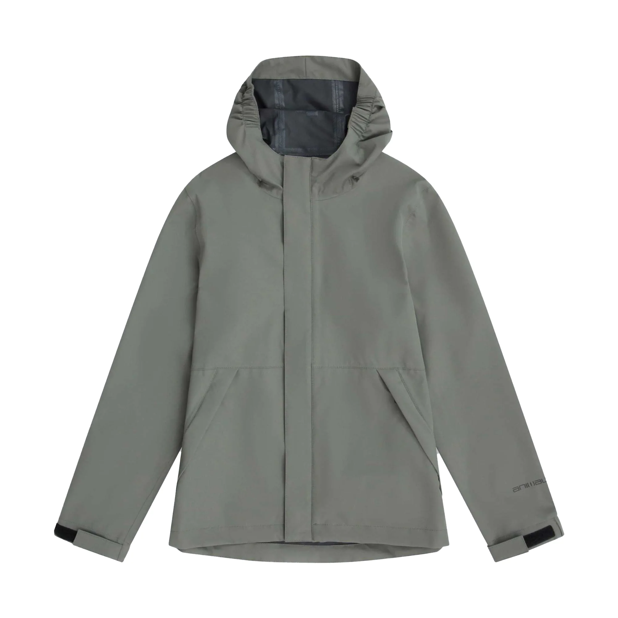 Animal Kids Pace Waterproof Packaway Jacket Green