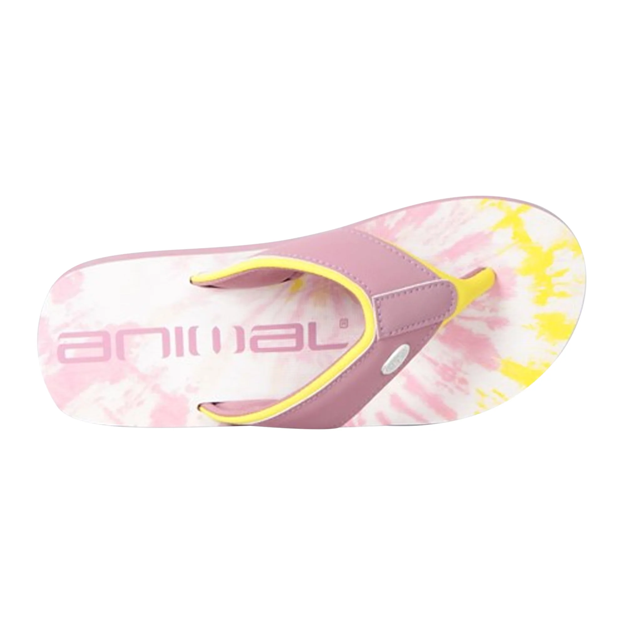 Animal Kids Swish Recycled Flip Flops Fuchsia - Image 3