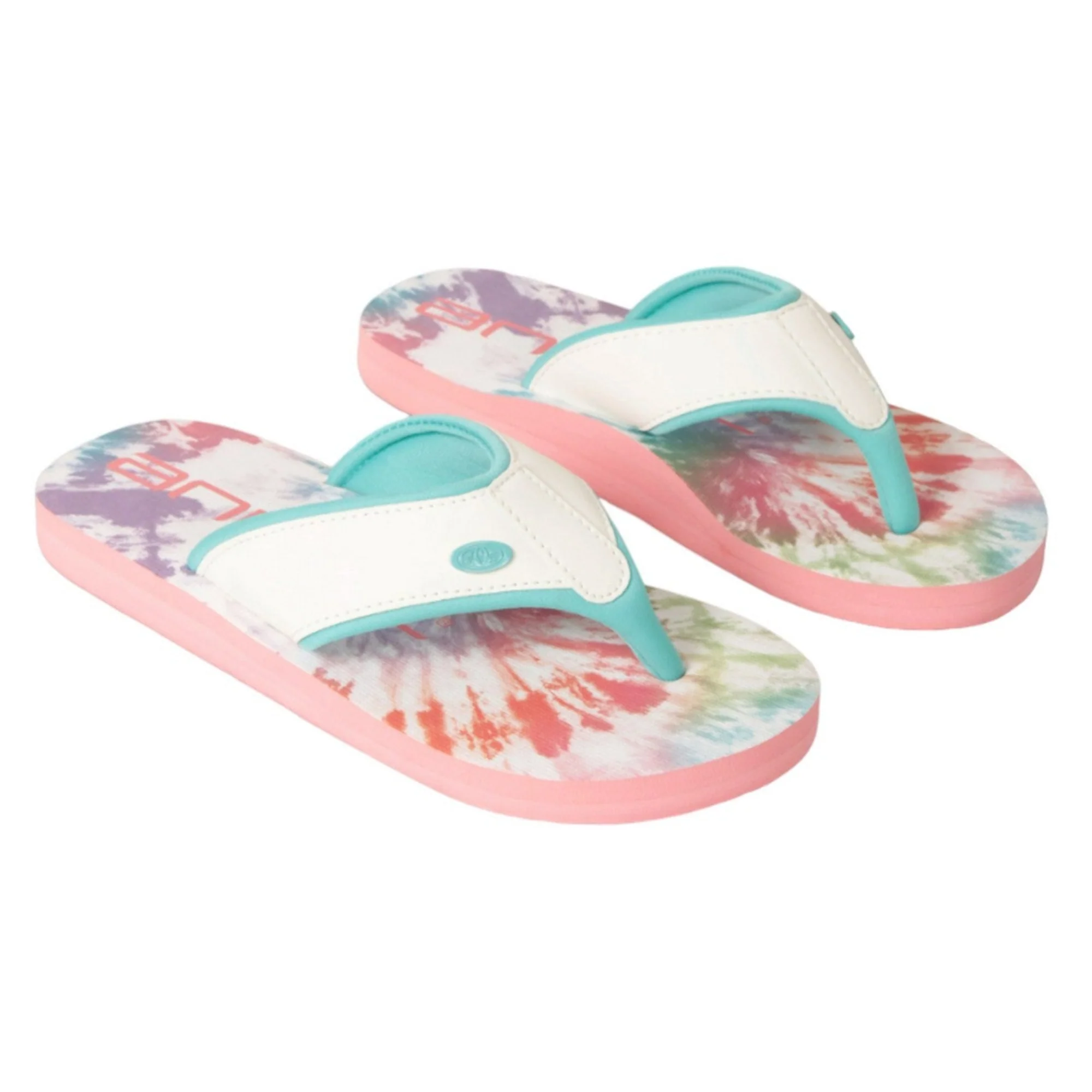Animal Kids Swish Recycled Flip Flops White