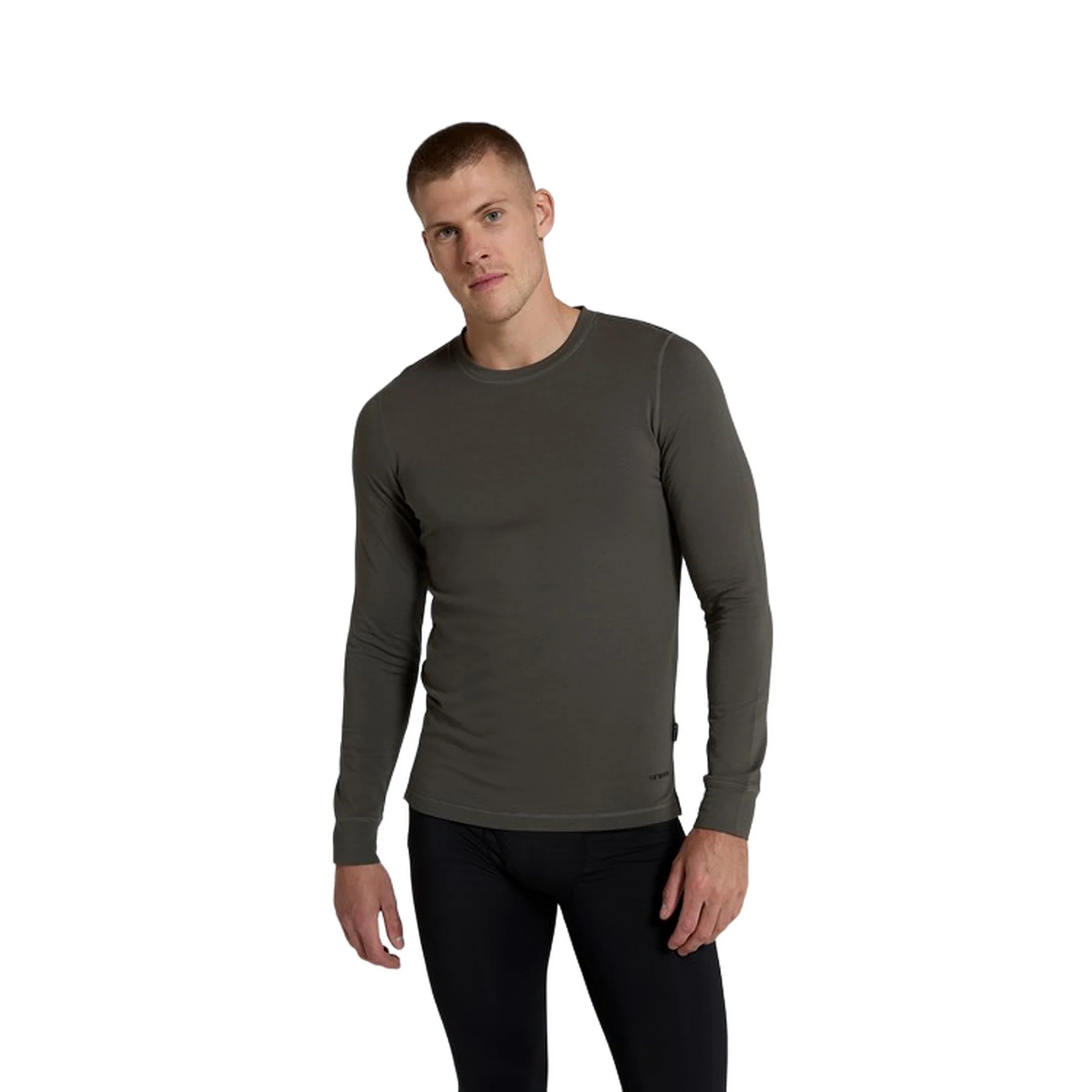 Animal Mens Blaze Base Layer Top Dark Khaki - Image 3