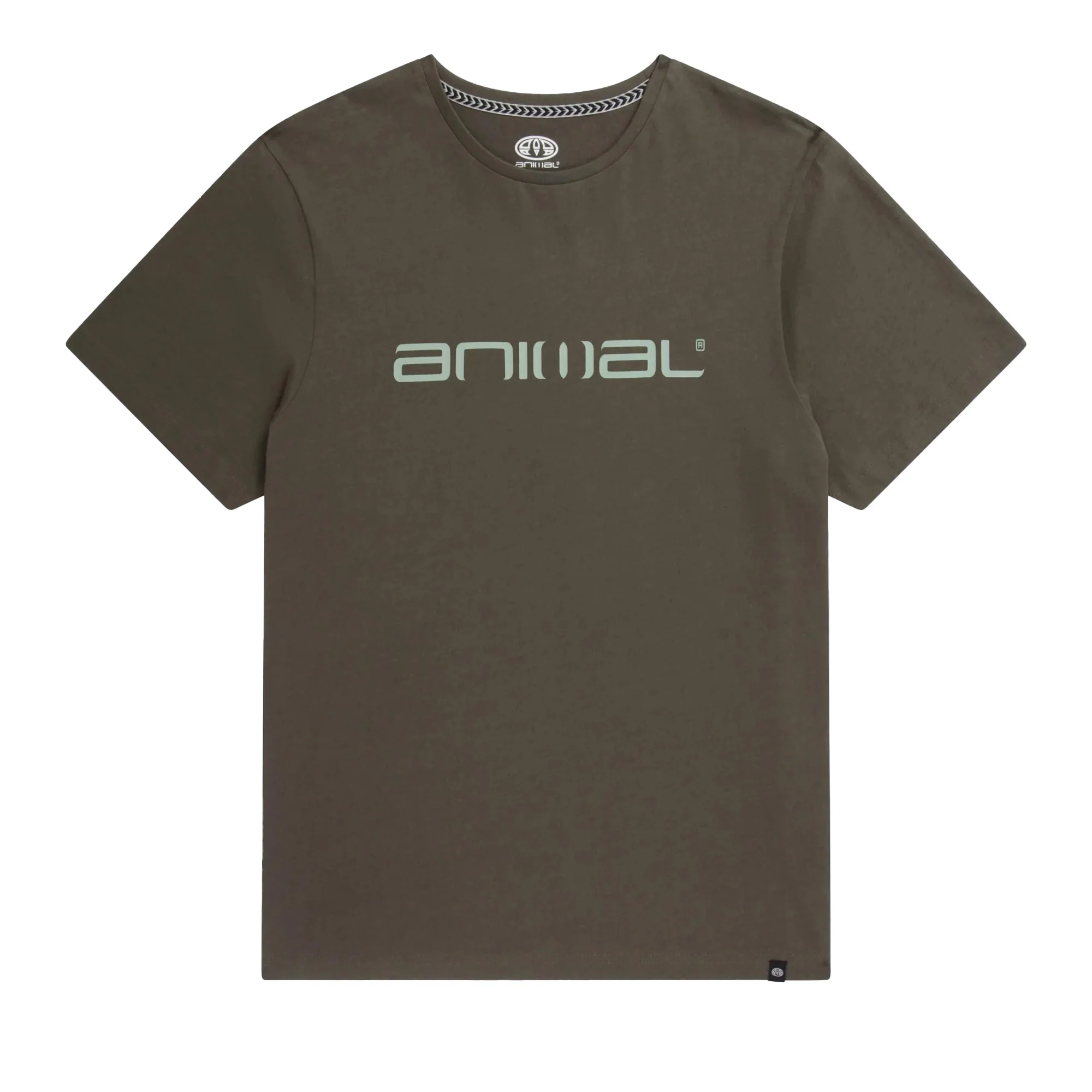 Animal Mens Classico Organic T-Shirt Green