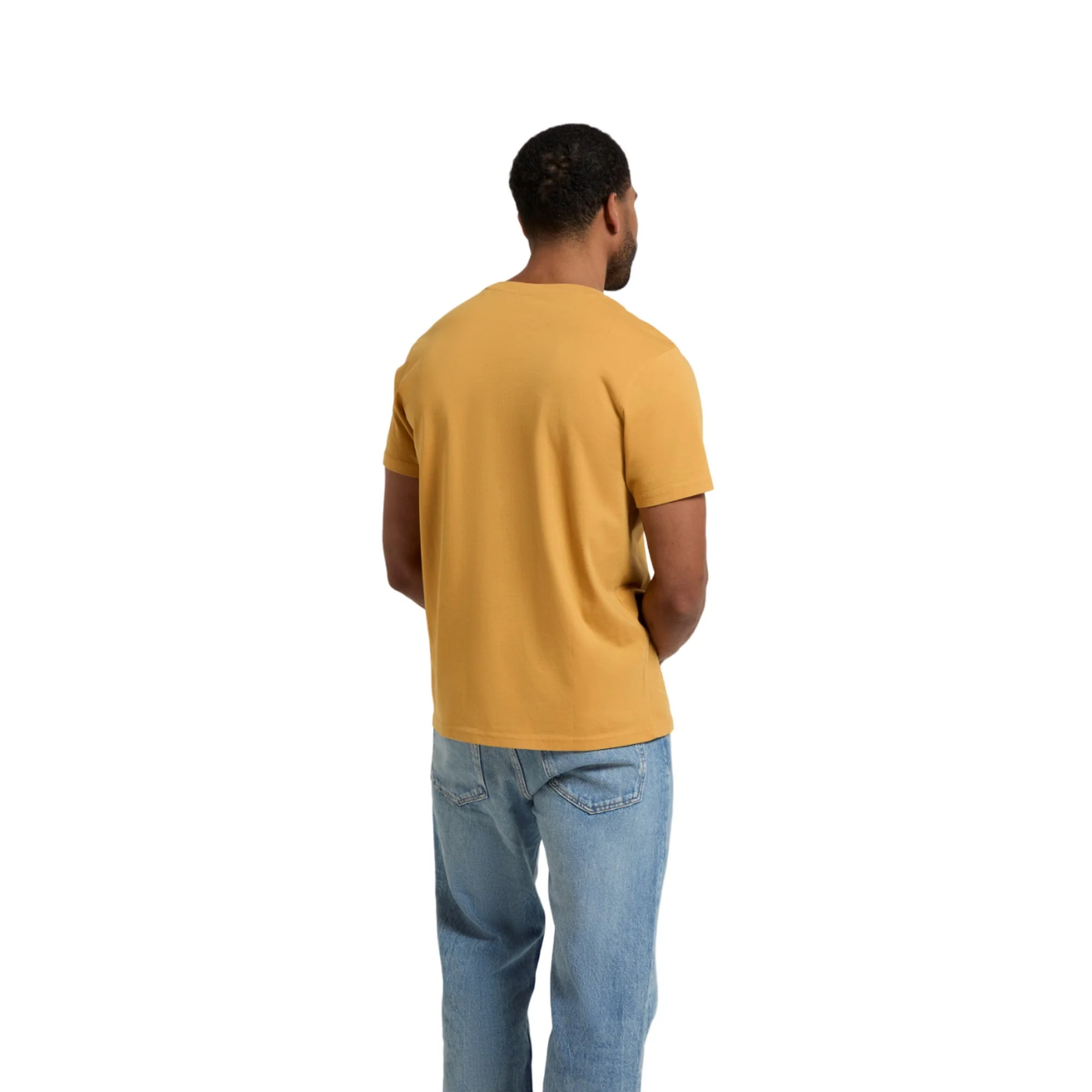 Animal Mens Classico Organic T-Shirt Mustard - Image 2