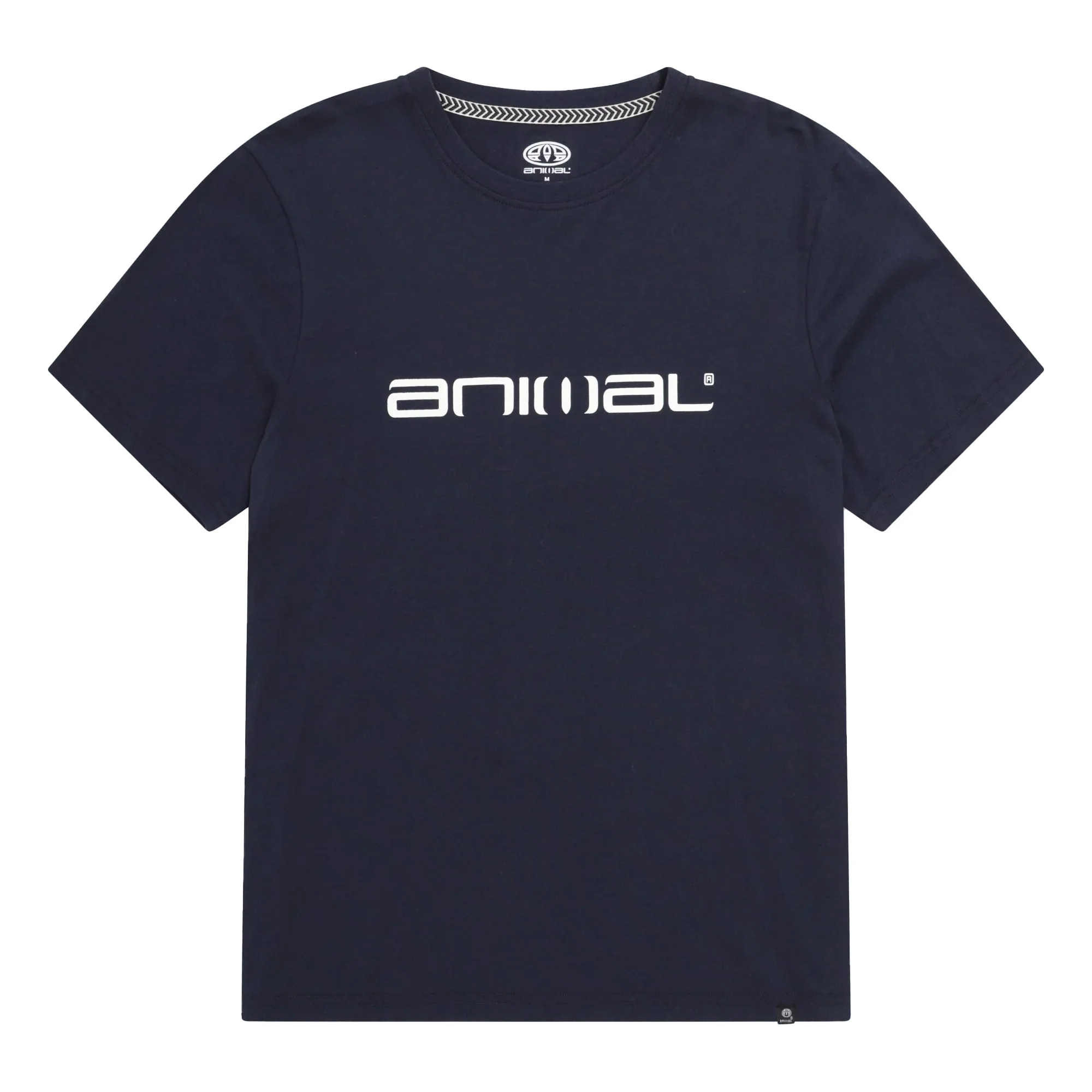 Animal Mens Classico Organic T-Shirt Navy