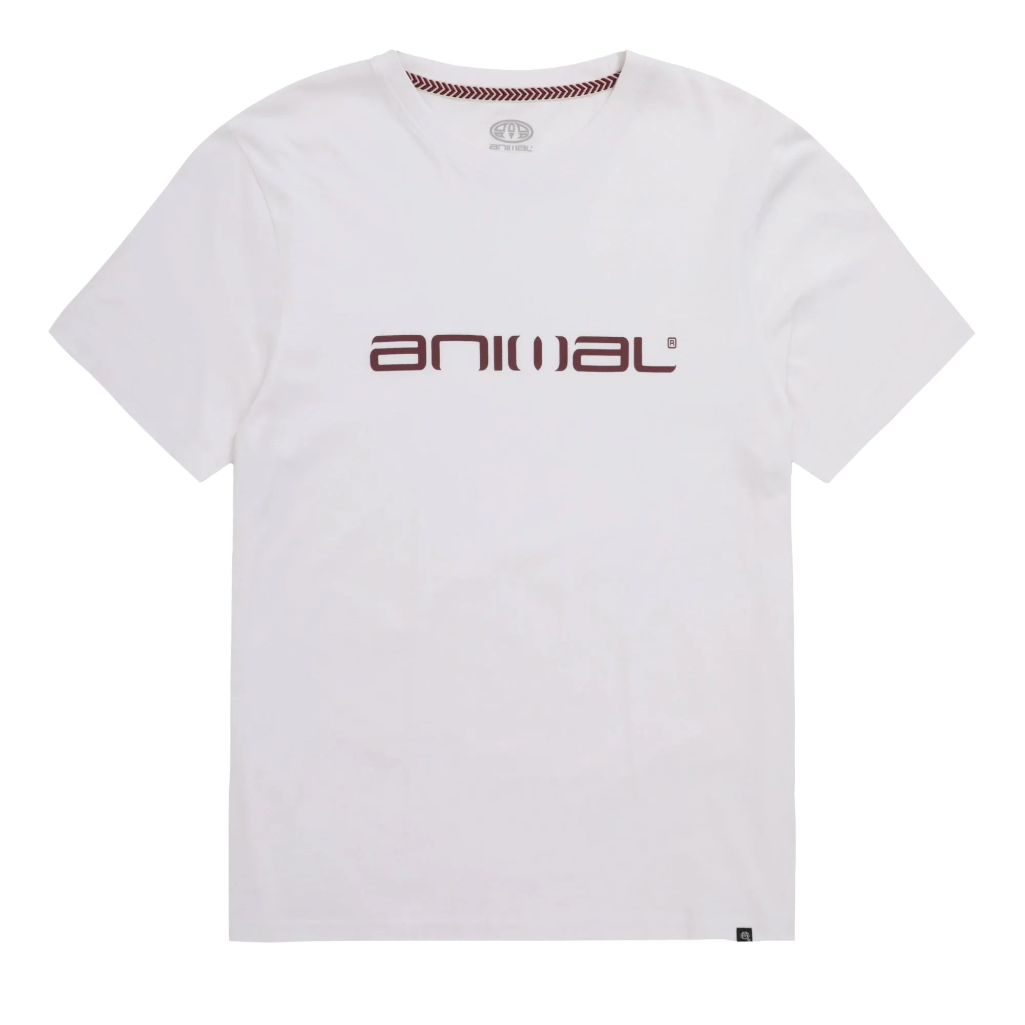 Animal Mens Classico Organic T-Shirt White