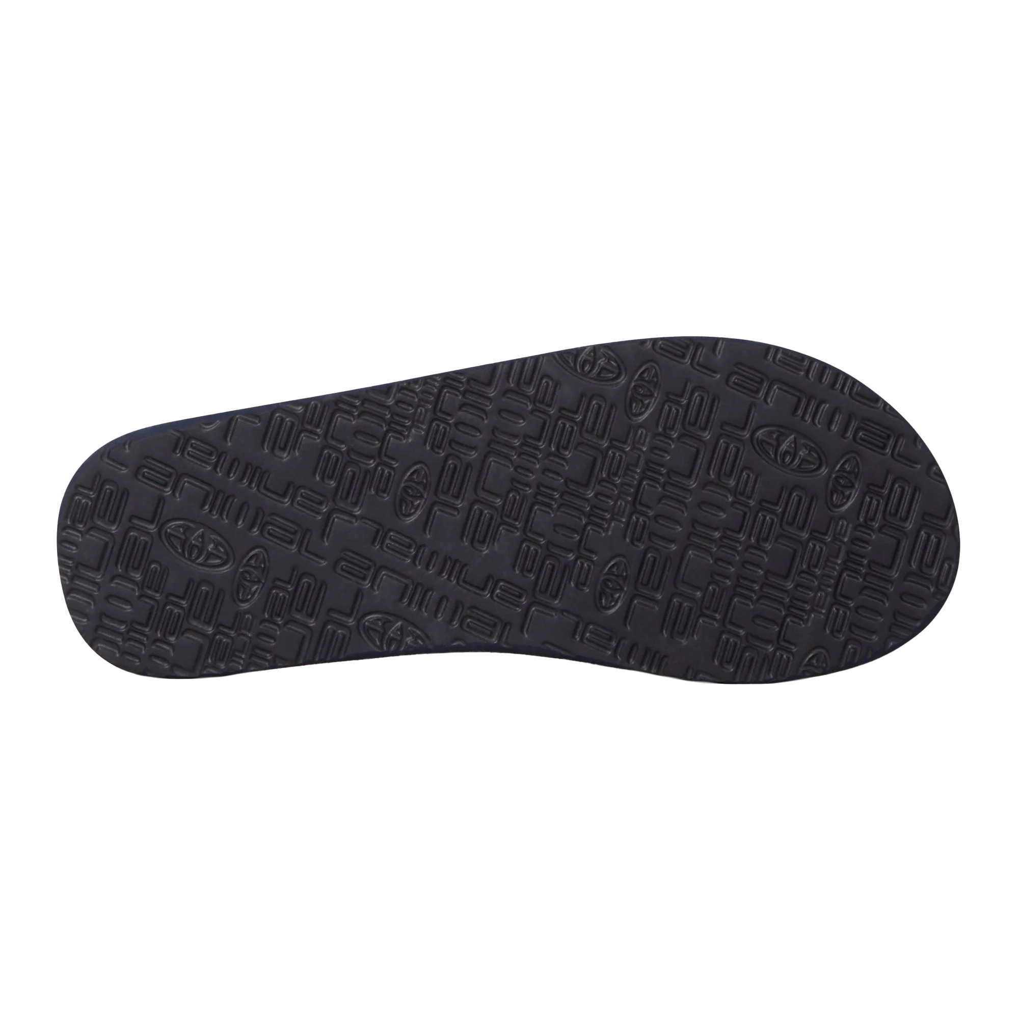 Animal Mens Jekyl Colour Block Recycled Flip Flops Blue - Image 3