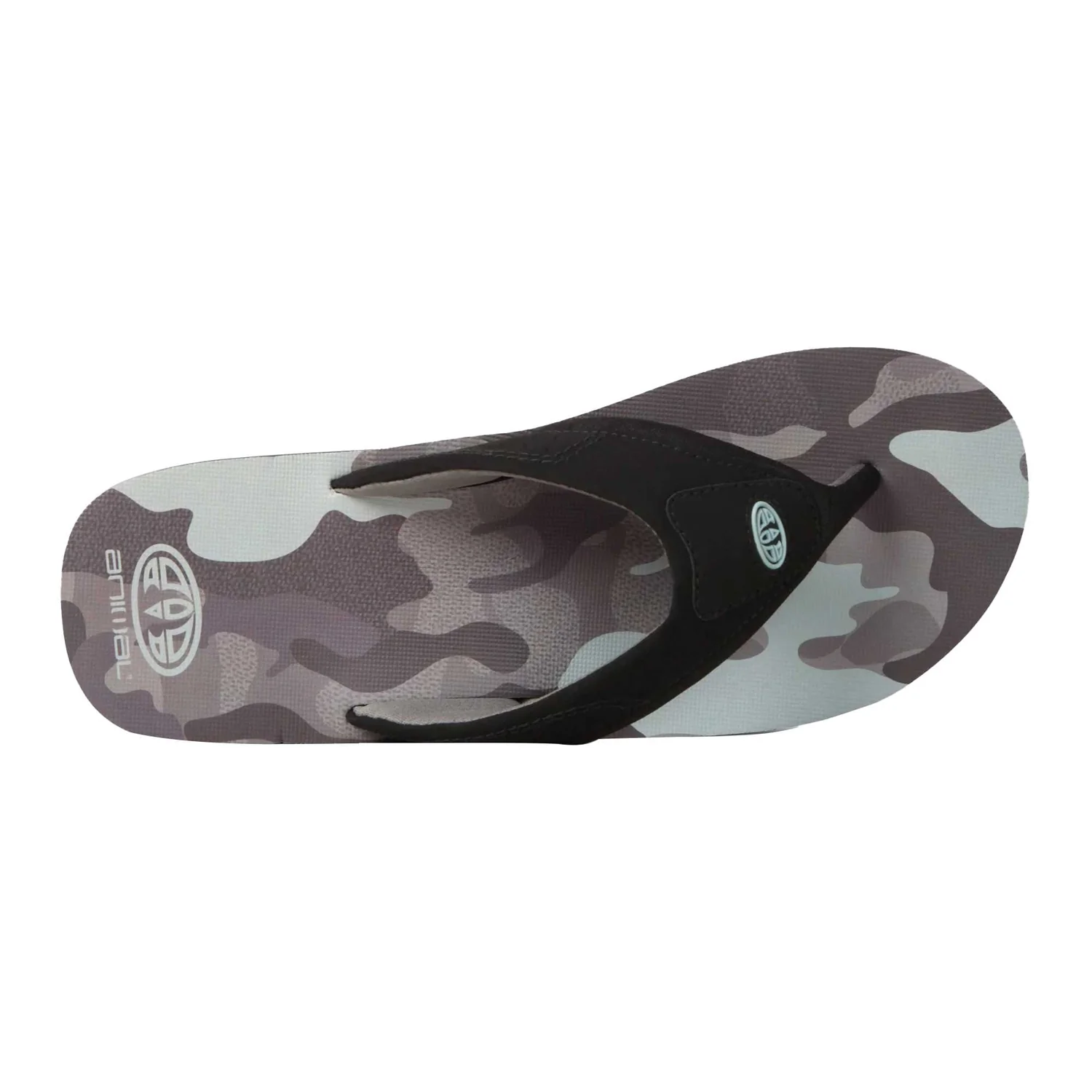 Animal Mens Jekyl Recycled Flip Flops Medium Grey - Image 2