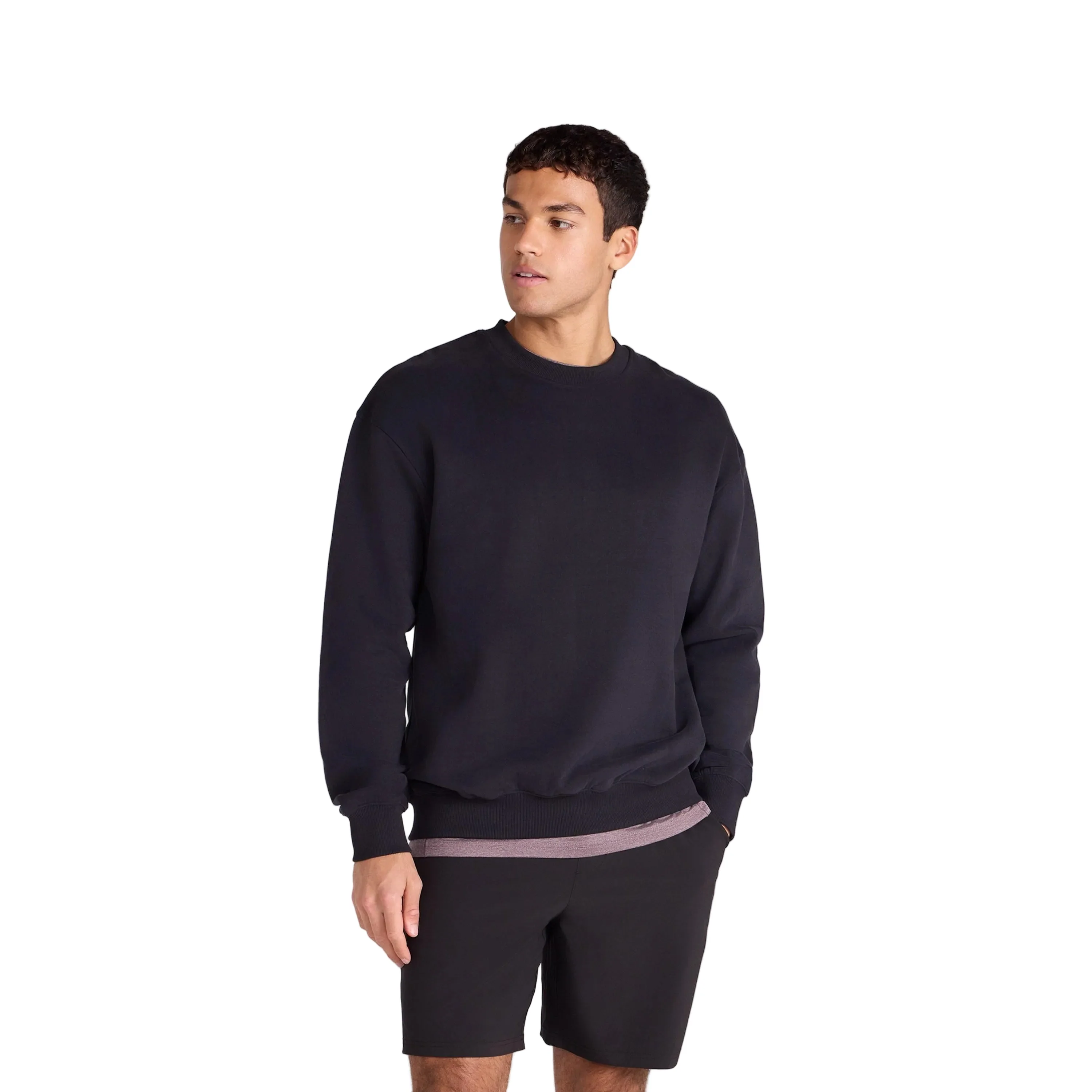 Animal Mens Jonah Organic Sweatshirt Black