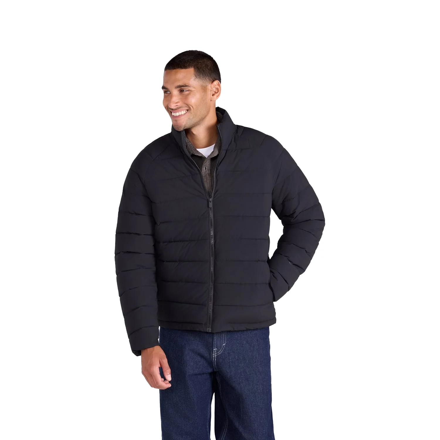 Animal Mens Light Cosi Padded Jacket Black - Image 4