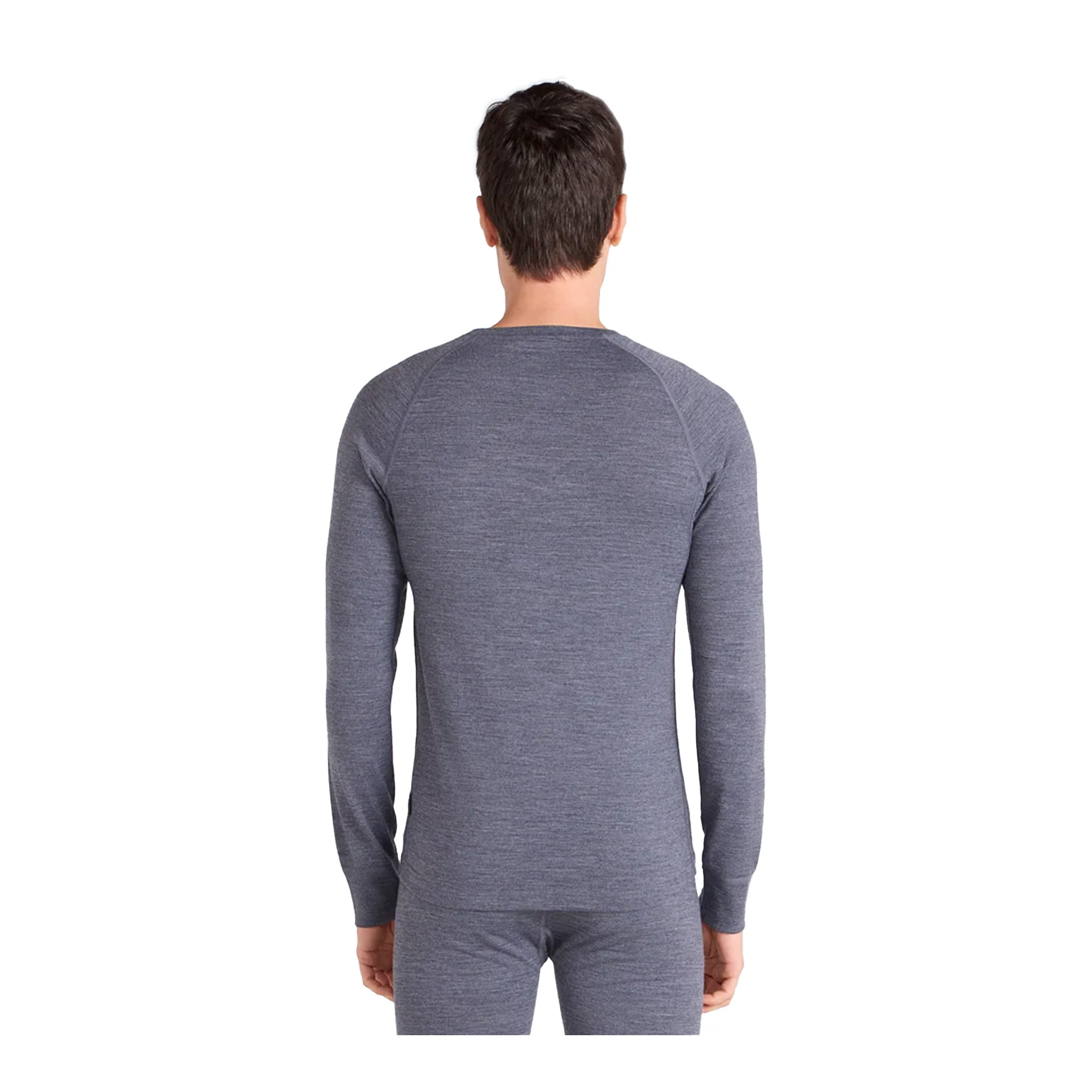 Animal Mens Merino Wool Base Layer Top Grey - Image 2