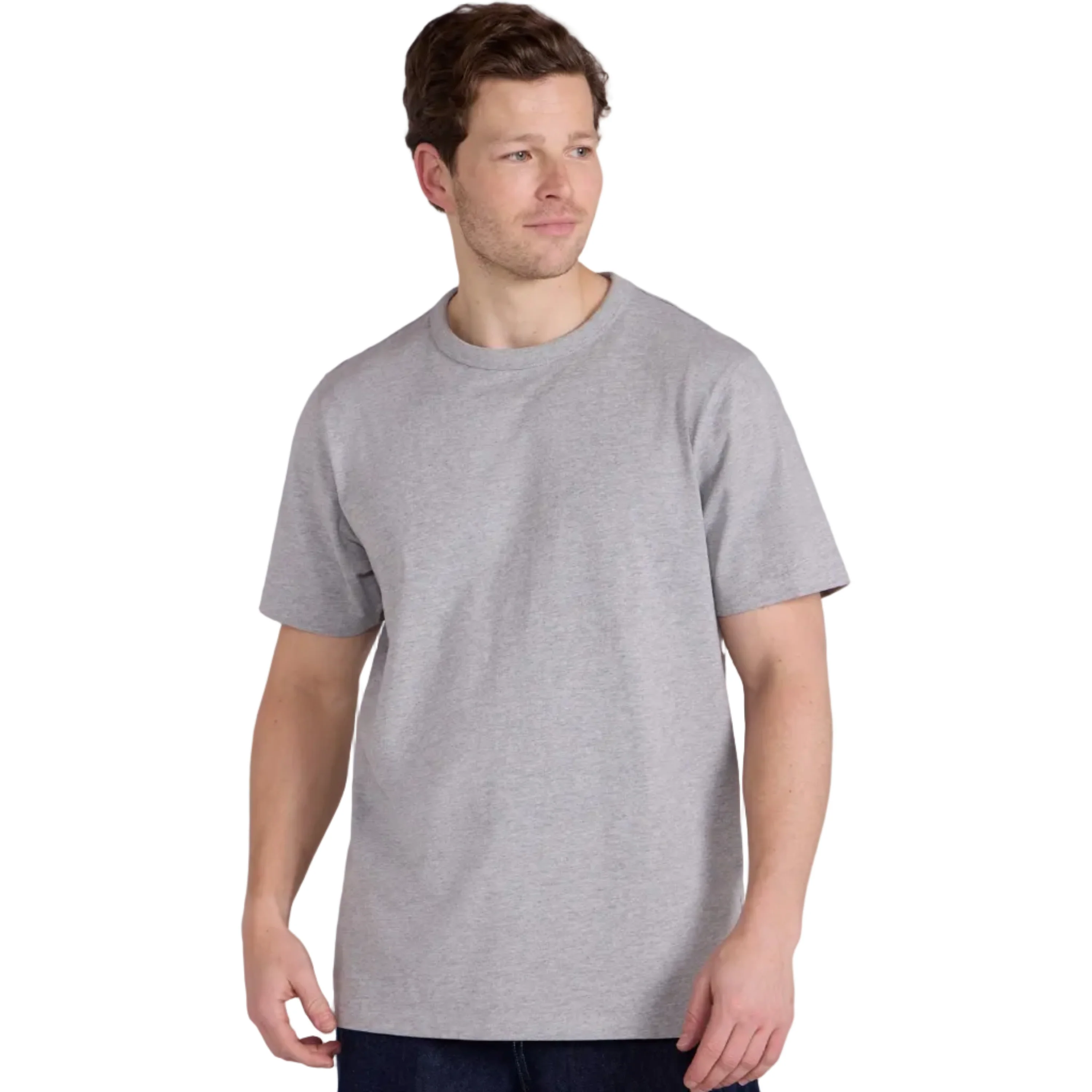 Animal Mens Otis Plain Oversized T-Shirt Grey