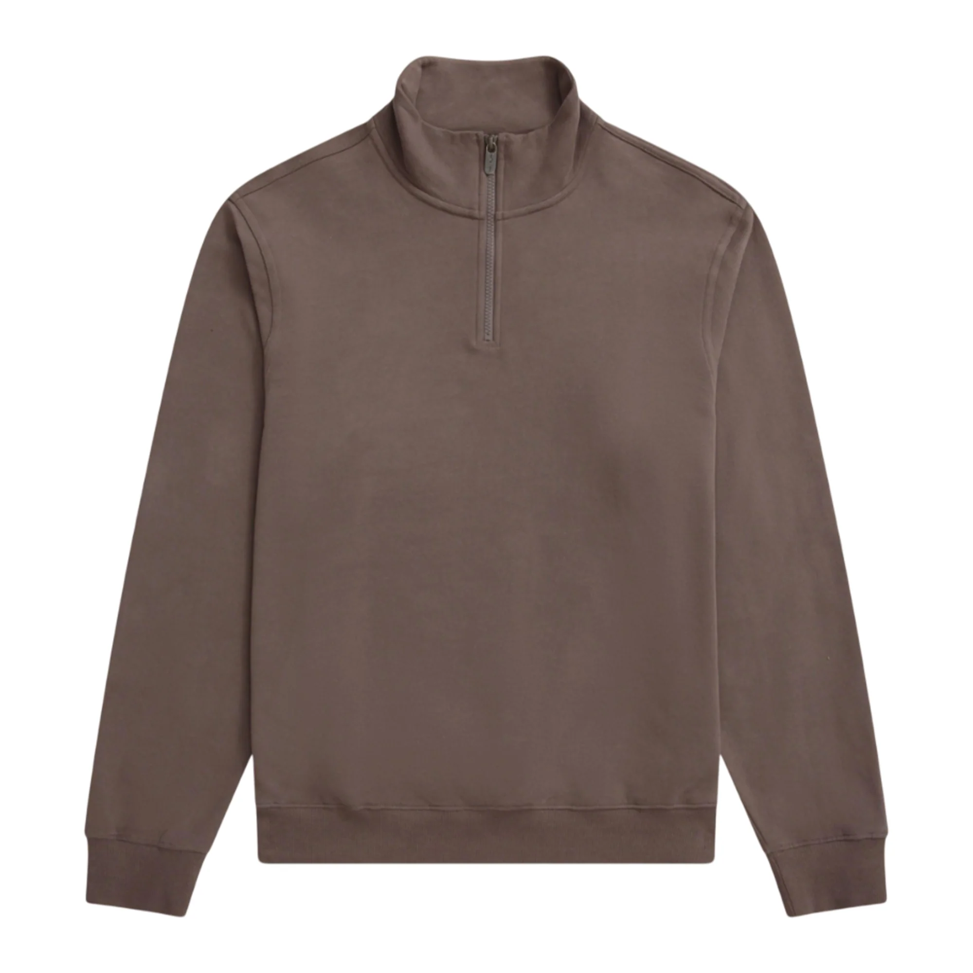Animal Mens Sid Half Zip Sweatshirt Brown