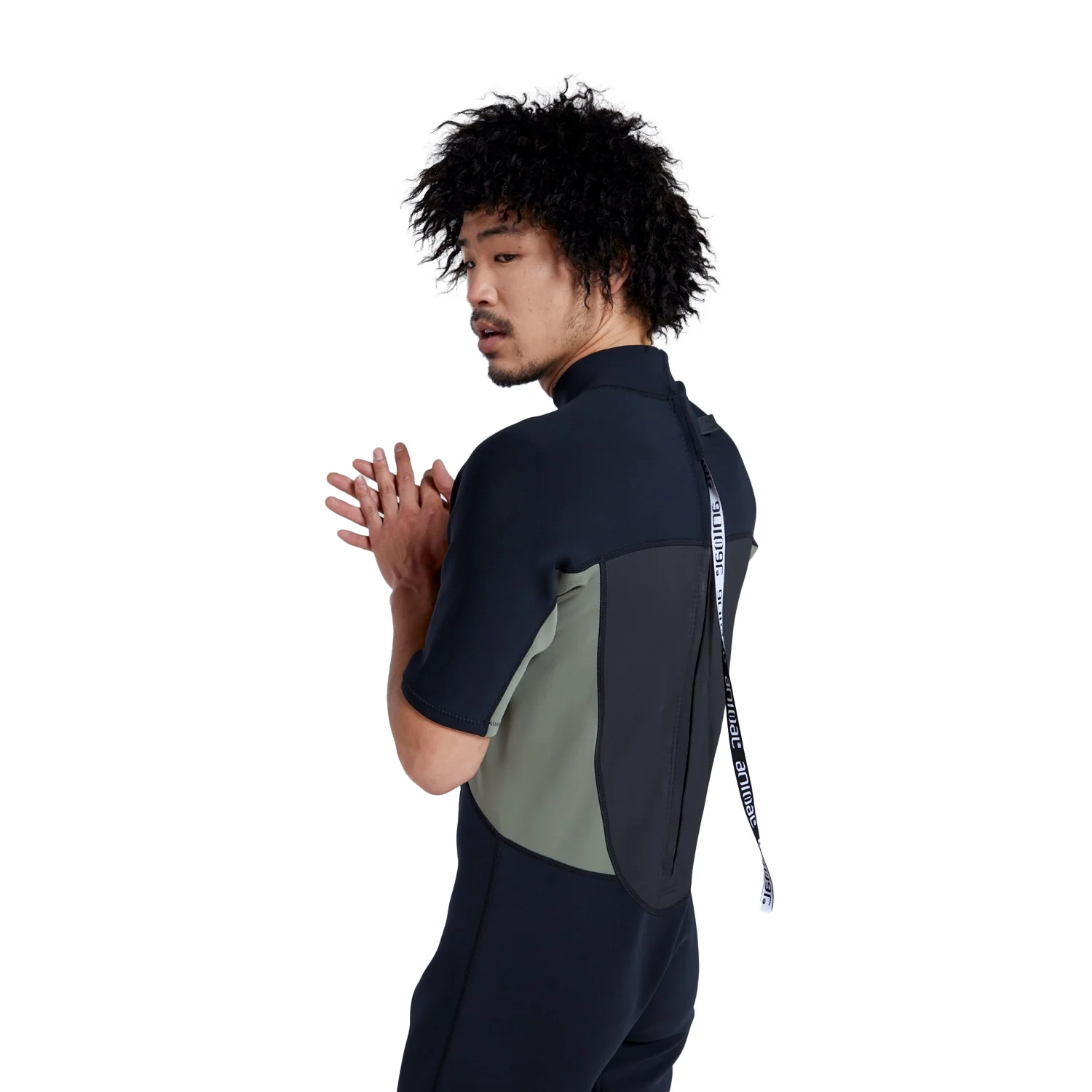 Animal Mens Slater Short Wetsuit Black - Image 2