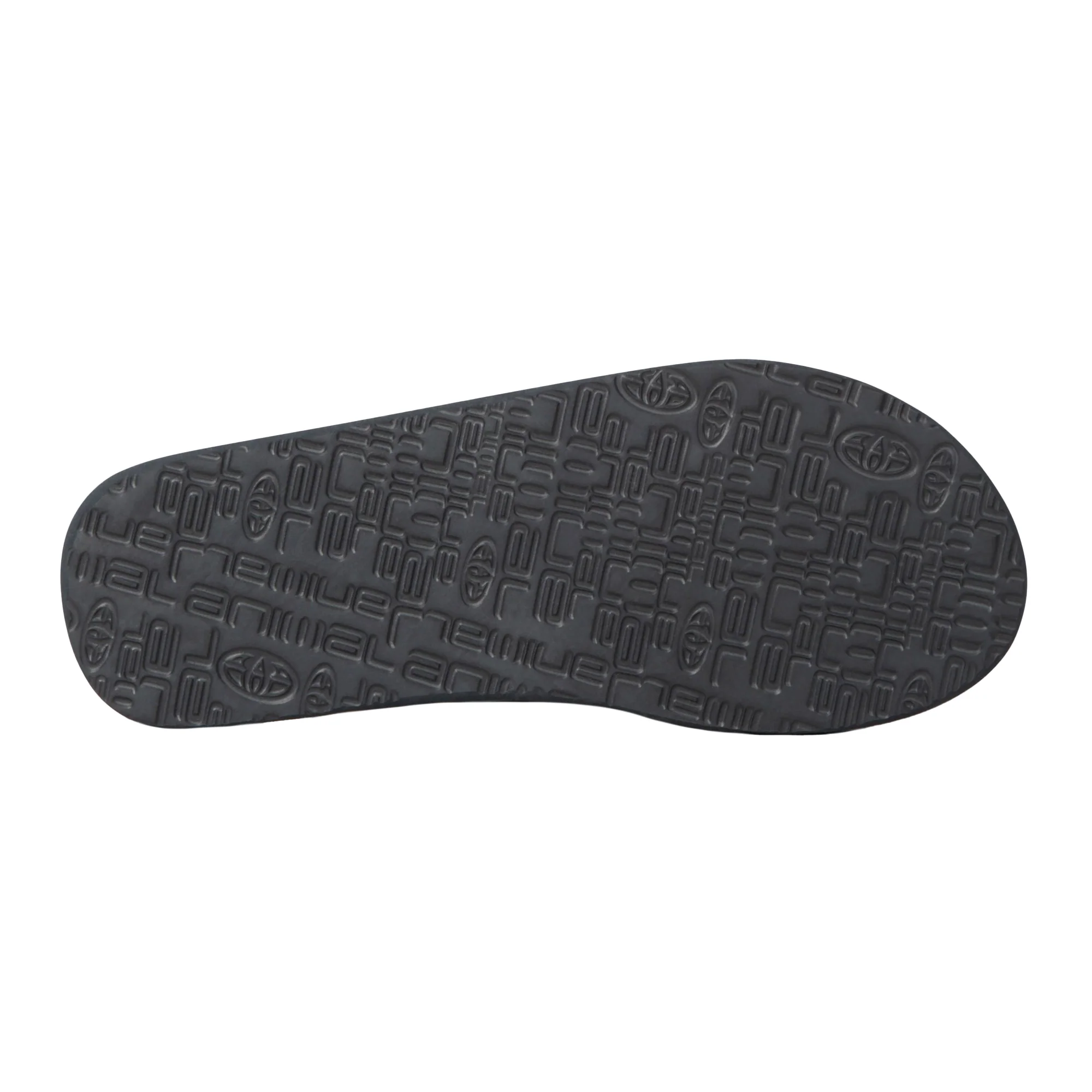 Animal Mens Wave Sliders Charcoal - Image 3