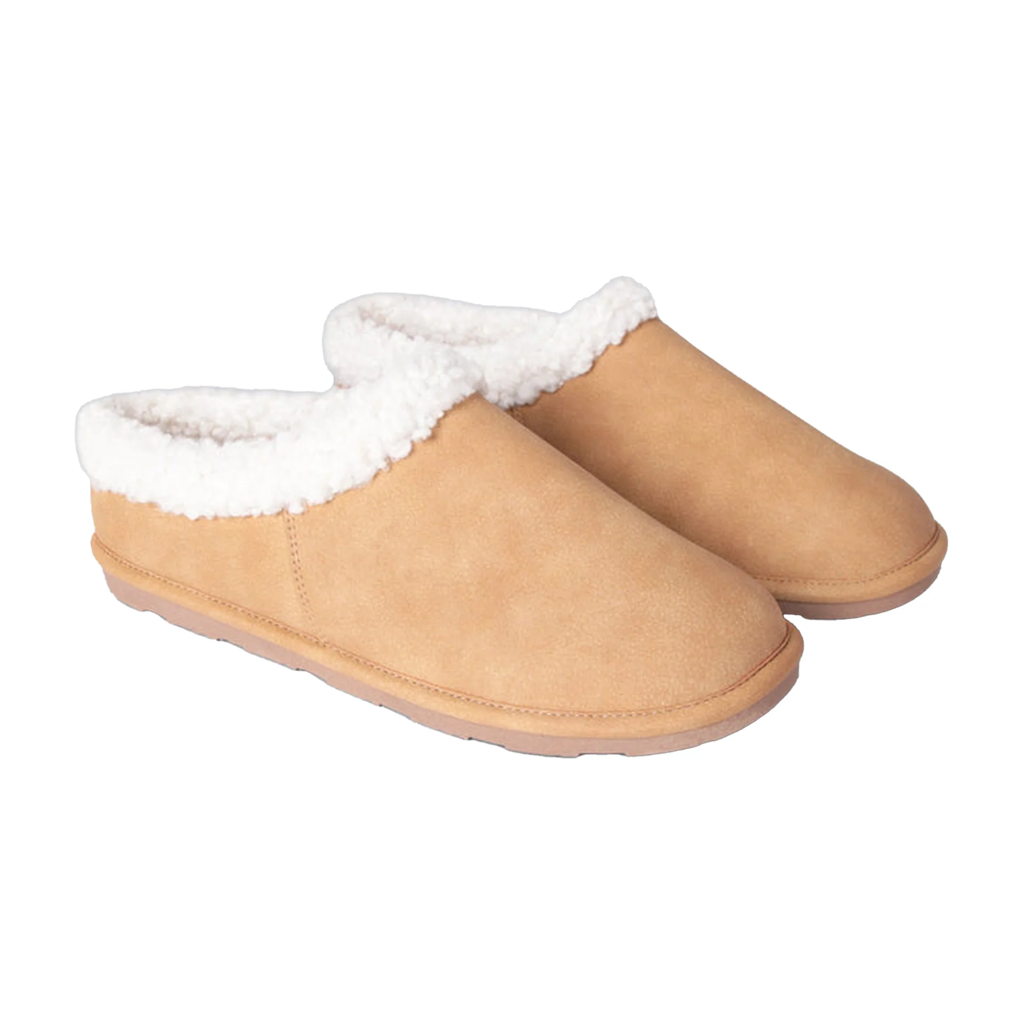 Animal Unisex Adult Borg Lined Slippers Beige - Image 3