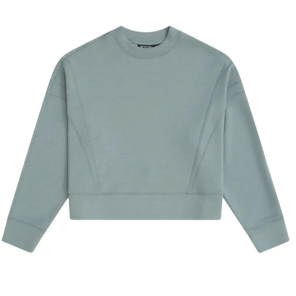 Animal Womens Active Crop Sweatshirt Pale Green