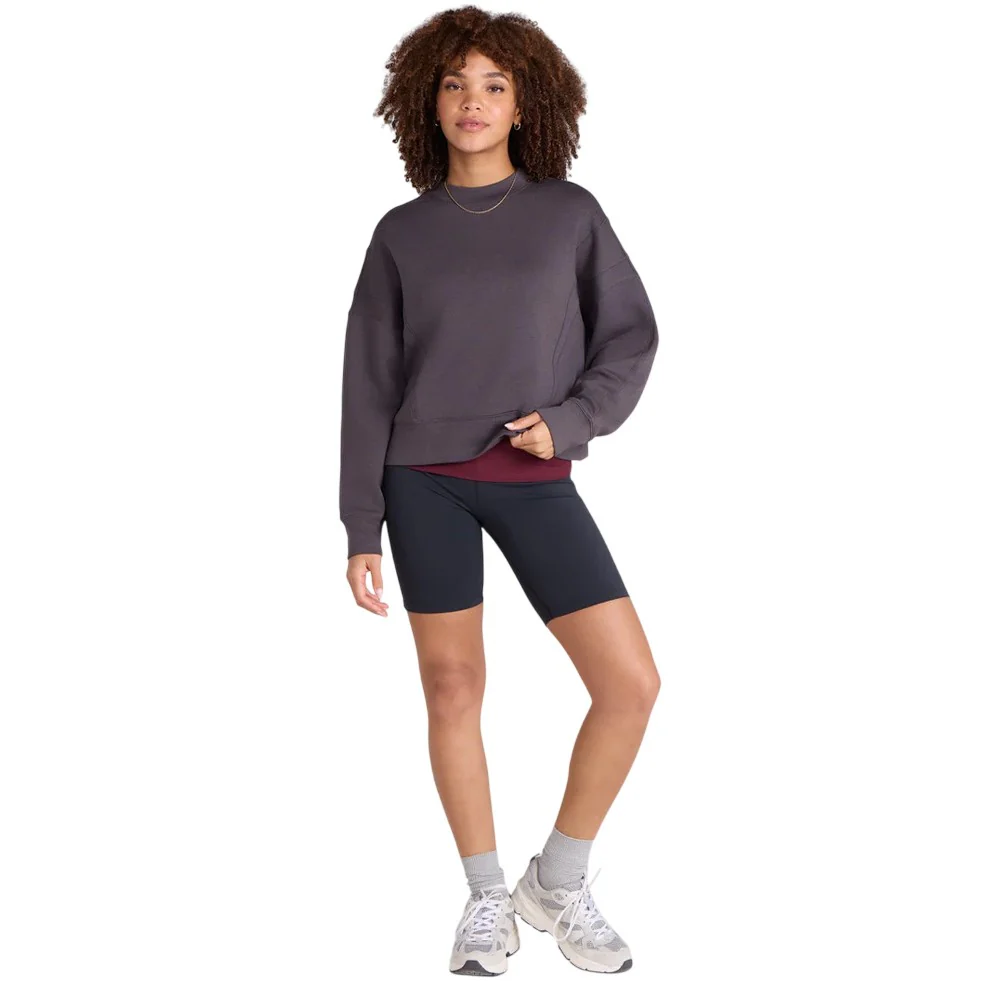 Animal Womens Active Crop Sweatshirt Taupe - Image 3