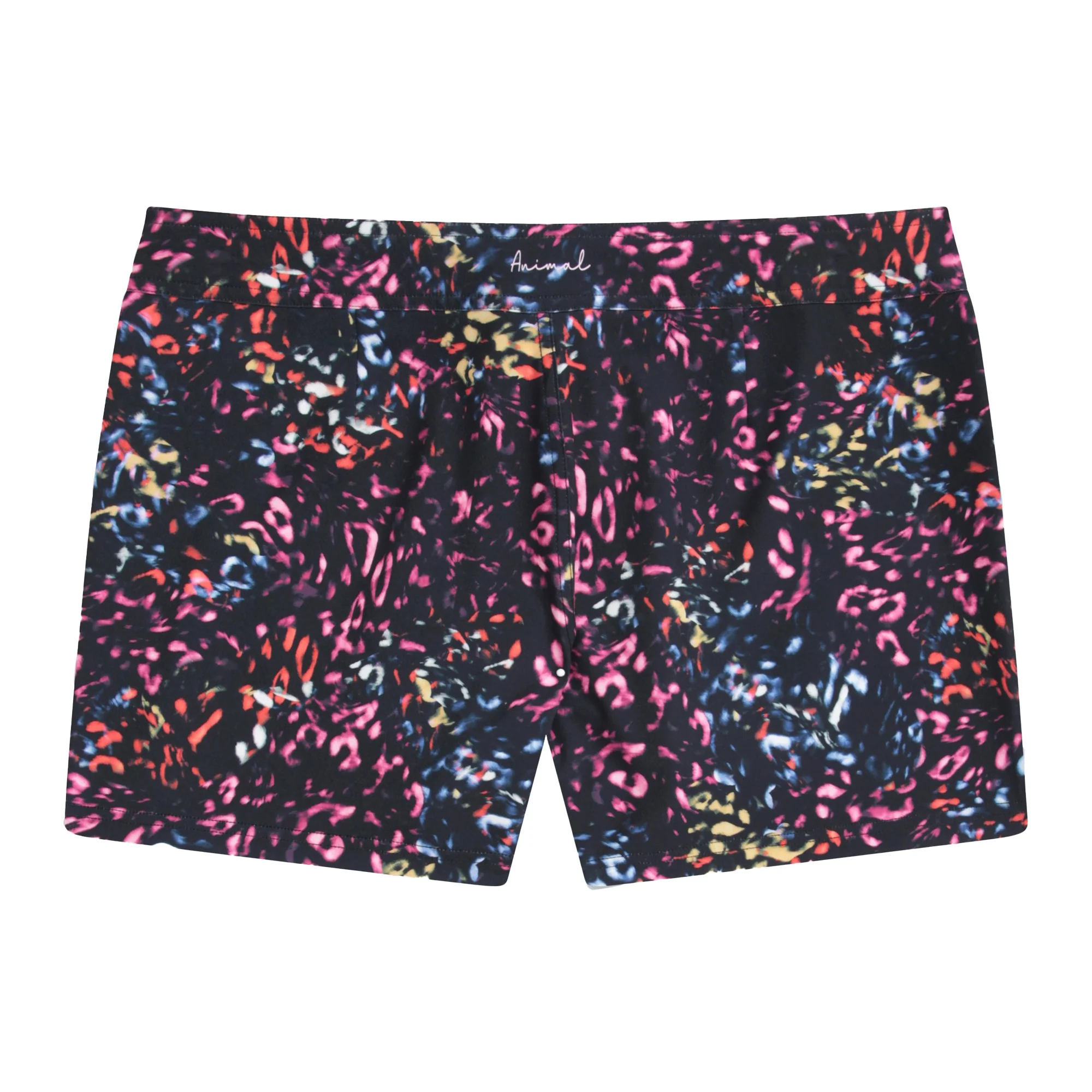 Animal Womens Aurora All-Over Print Board Shorts Jet Black - Image 4