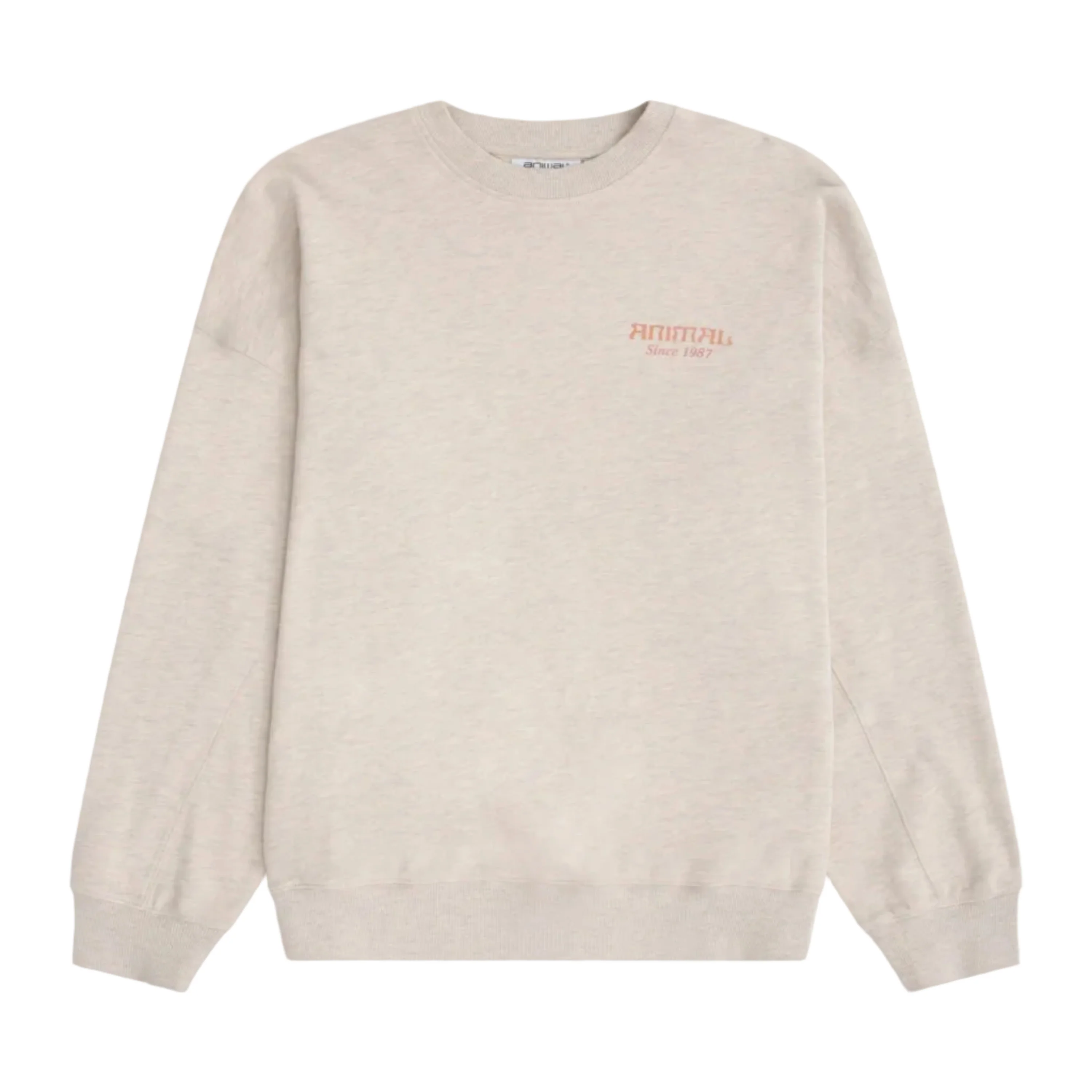 Animal Womens Dakota Organic Sweatshirt Dark Beige