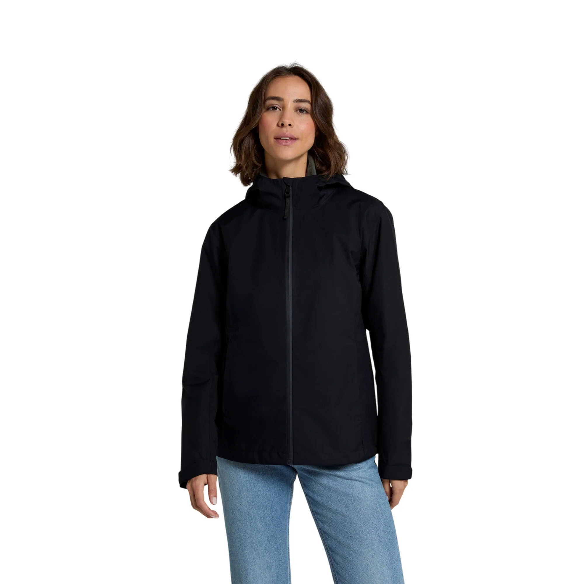 Animal Womens Elements Waterproof Jacket Jet Black