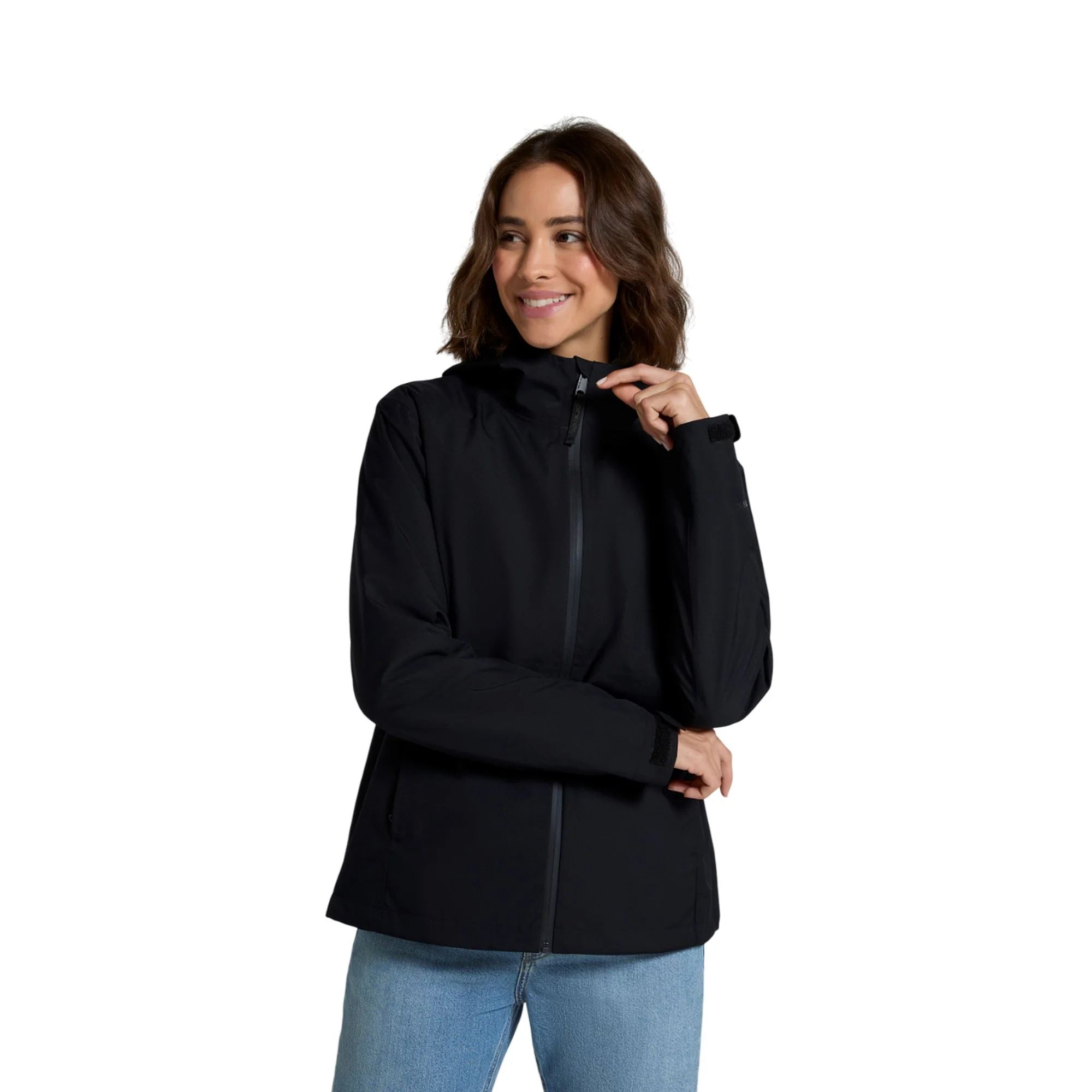 Animal Womens Elements Waterproof Jacket Jet Black - Image 3